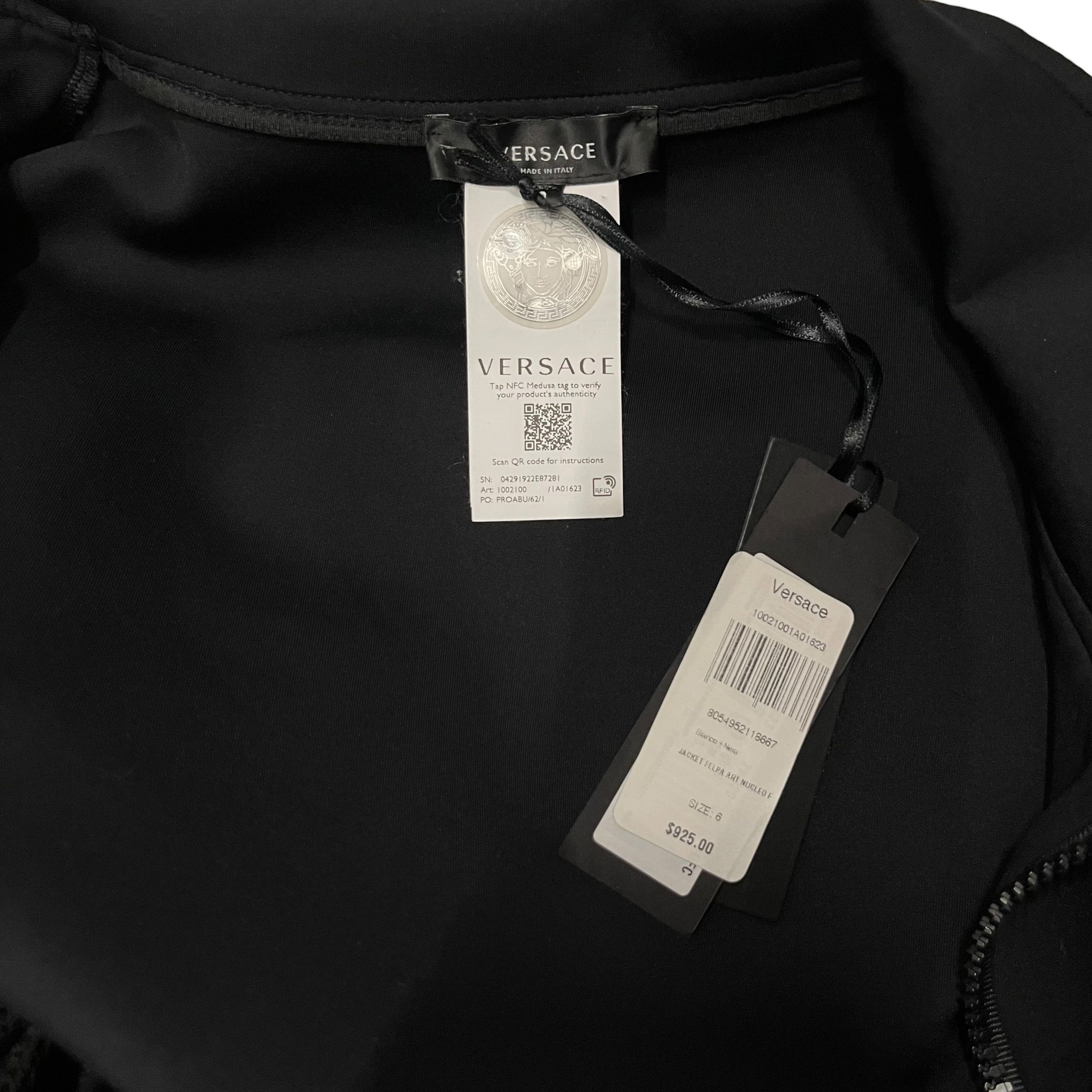 VERSACE/Jacket/L/BLK/greca view 5