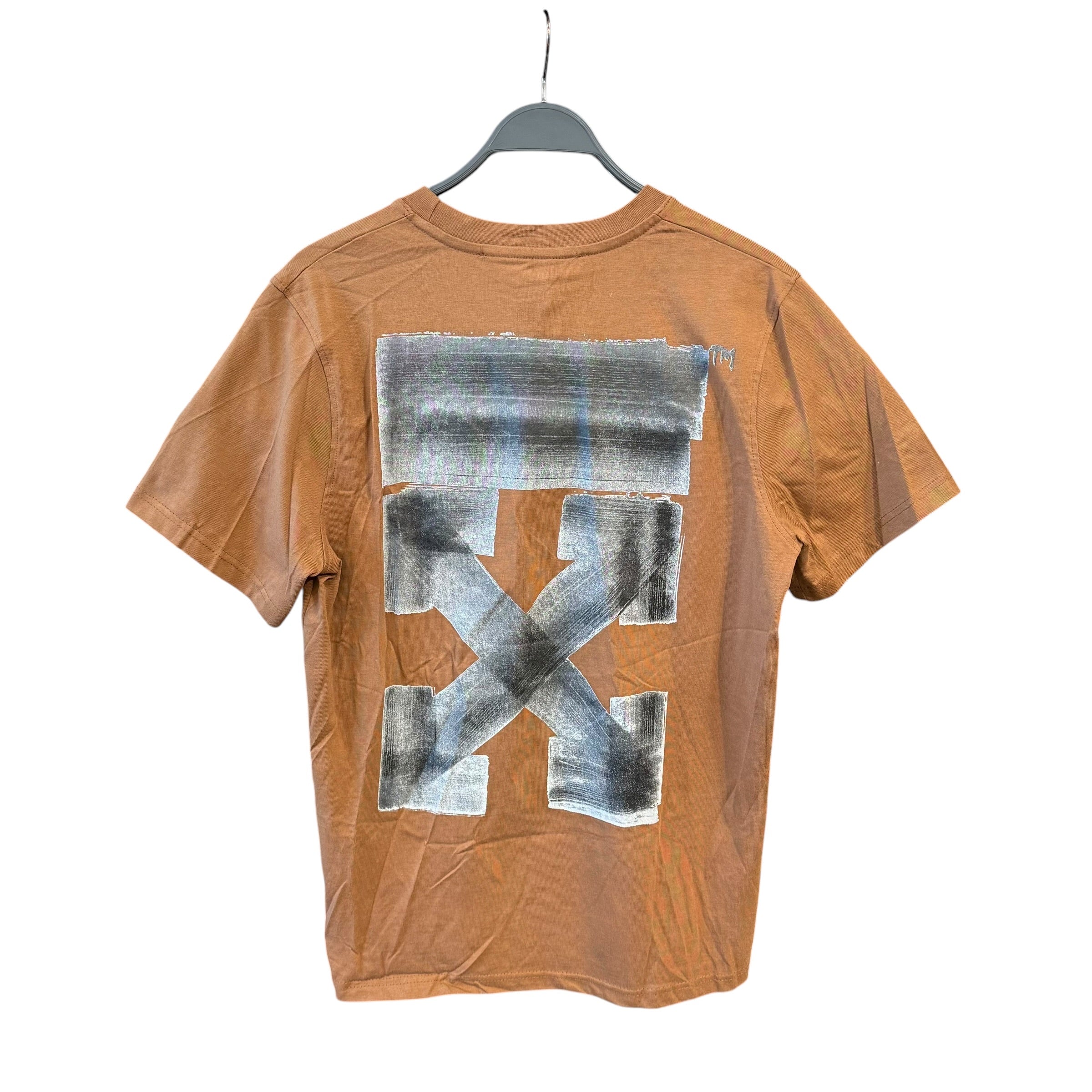 OFF-WHITE/T-Shirt/S/Cotton/BRW/Off White Logo T shirt view 2