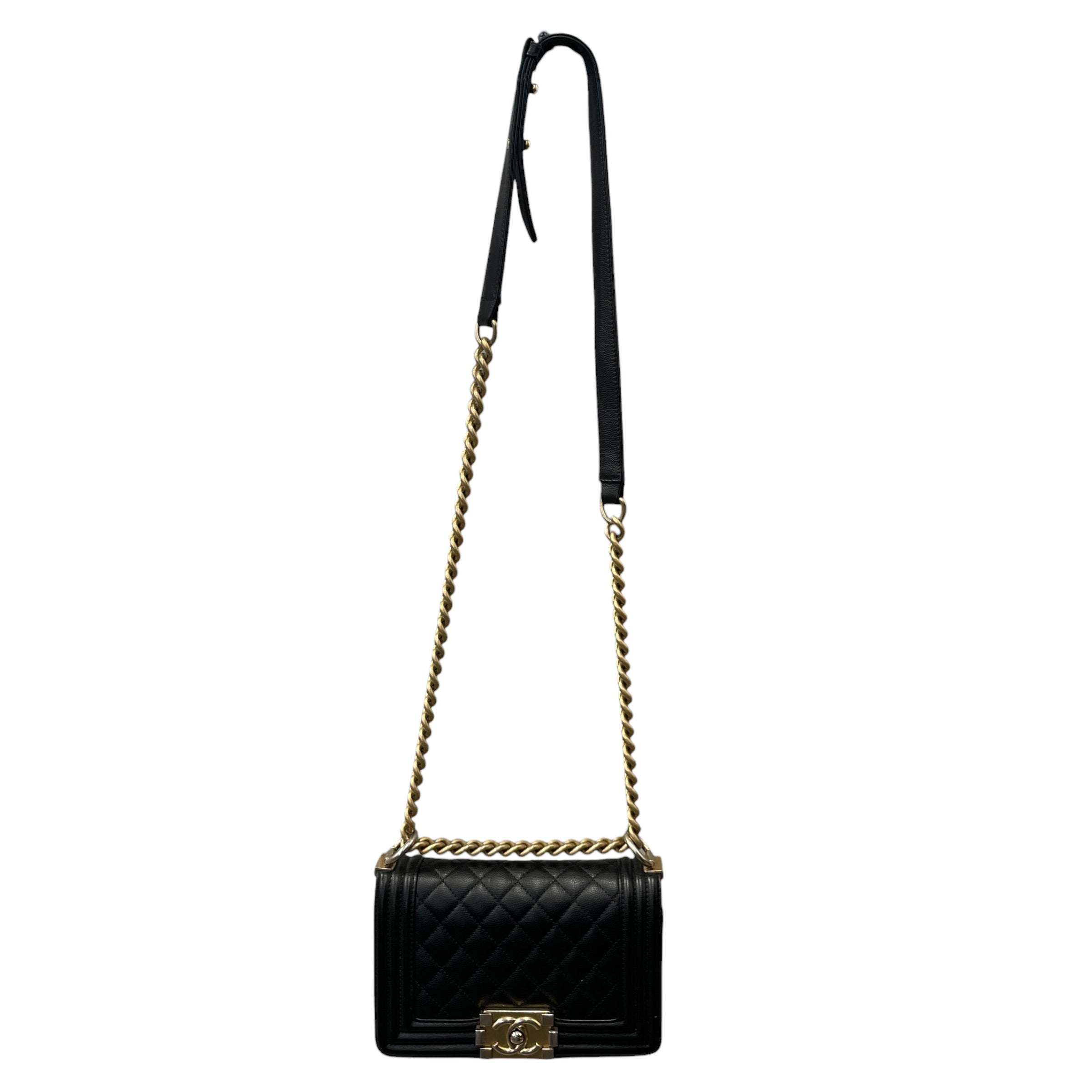 CHANEL/Bag/Leather/BLK/Boy Flap/Gold Hardware 2878135 view 1