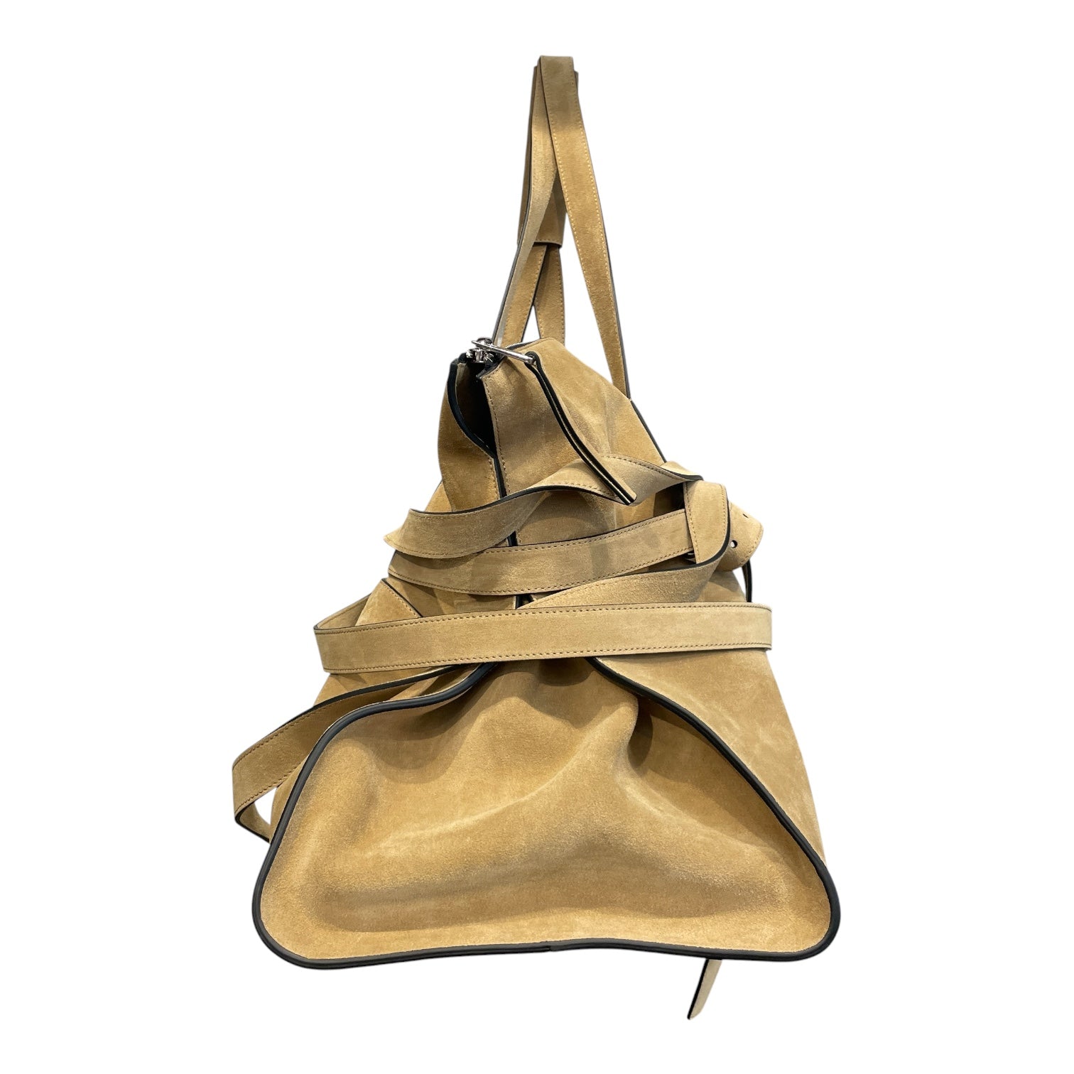 MOSCHINO/Boston Bag/Suede/CML/tie me boston bag view 3
