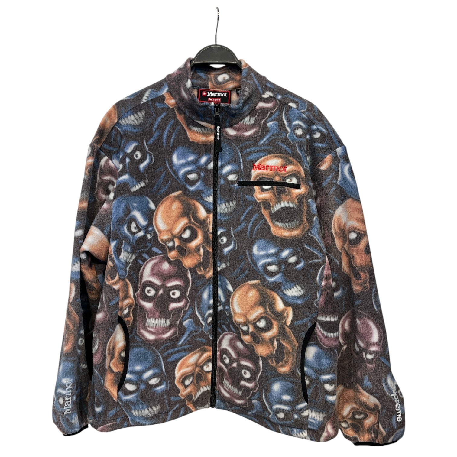 Supreme/Fleece Jkt/L/Cotton/MLT/marmot supreme skull jacket view 1