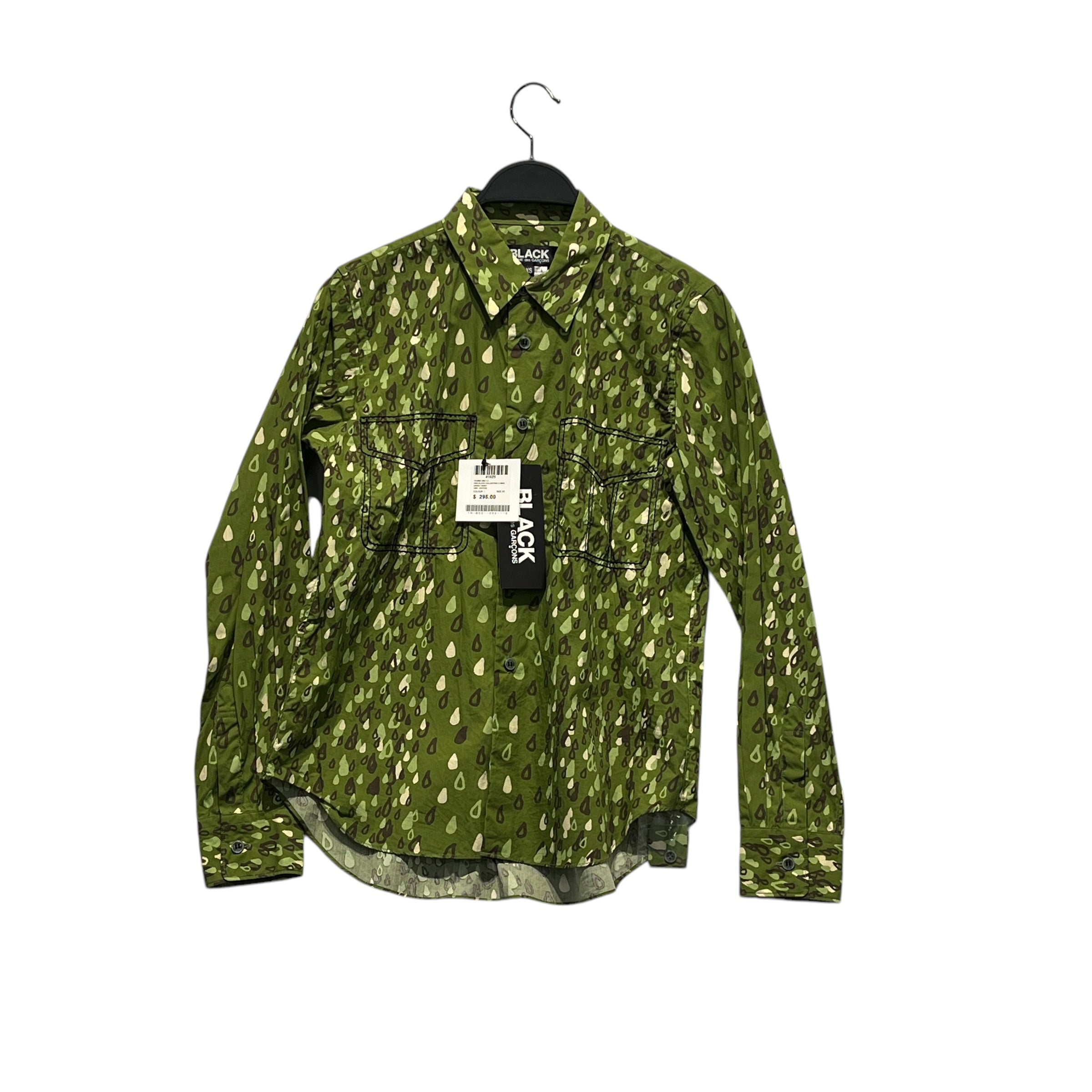 COMME des GARCONS/LS Shirt/XS/Cotton/GRN/ view 1