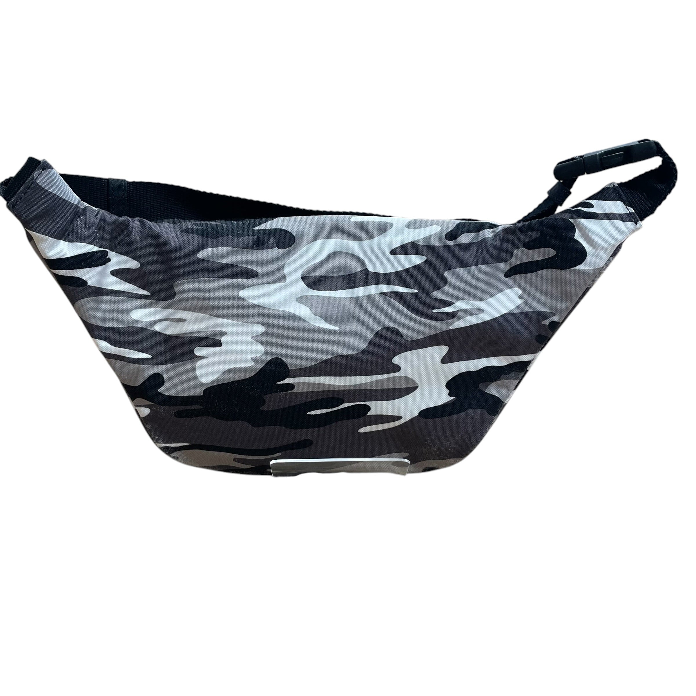 BALENCIAGA/Fanny Pack/Camouflage/Cotton/GRY/DISTRESSED CANVAS FANNY view 2