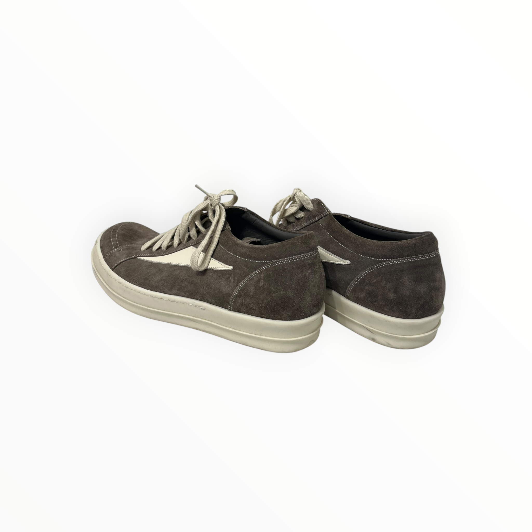Rick Owens/Low-Sneakers/EU 43/Suede/GRY/DUST COLOR 'VINTAGE' SNEAKER view 2