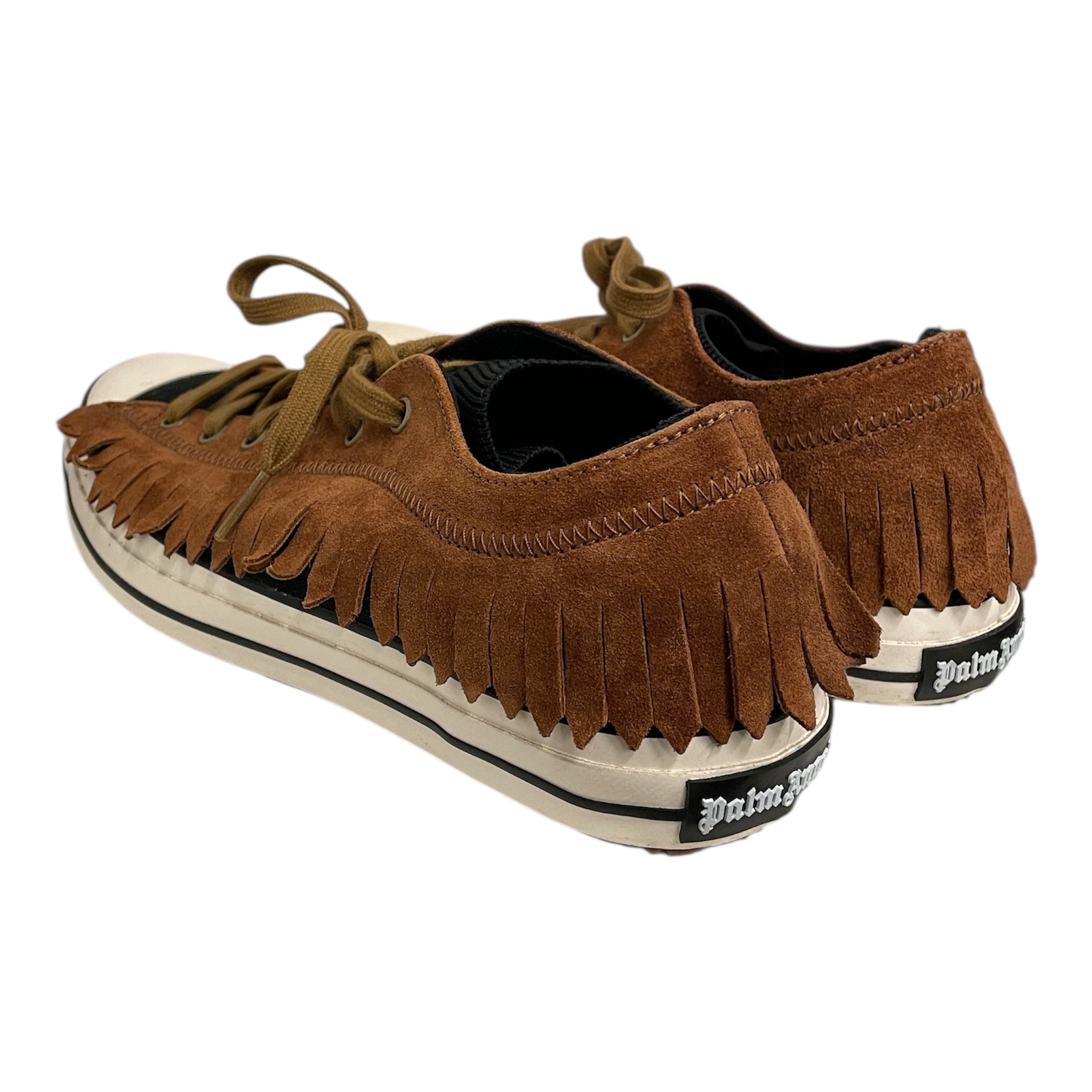 Palm Angels/Low-Sneakers/EU 42/Cotton/BRD/brown fringe cons view 2