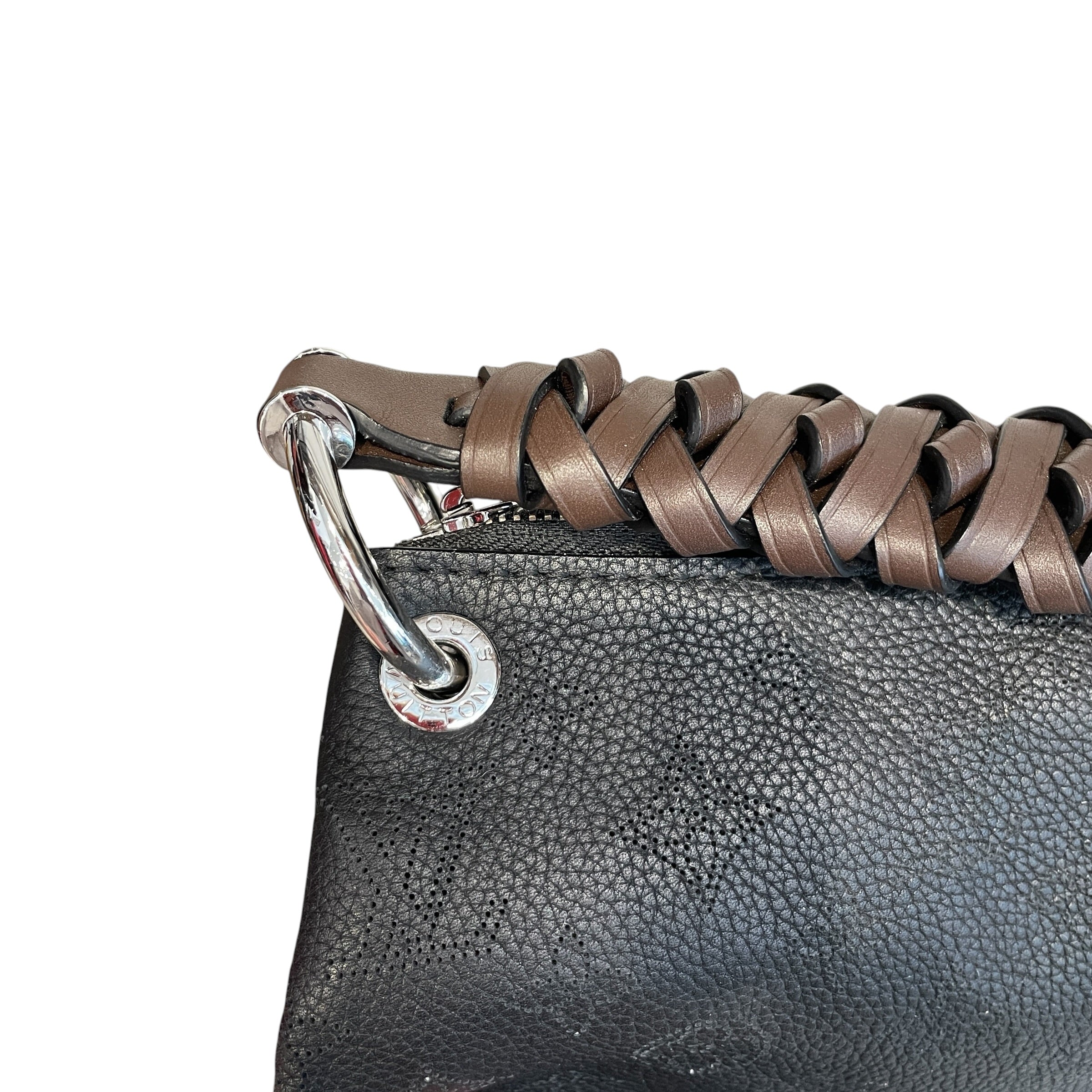 LOUIS VUITTON/Bag/Leather/BLK/monogram mahina view 6