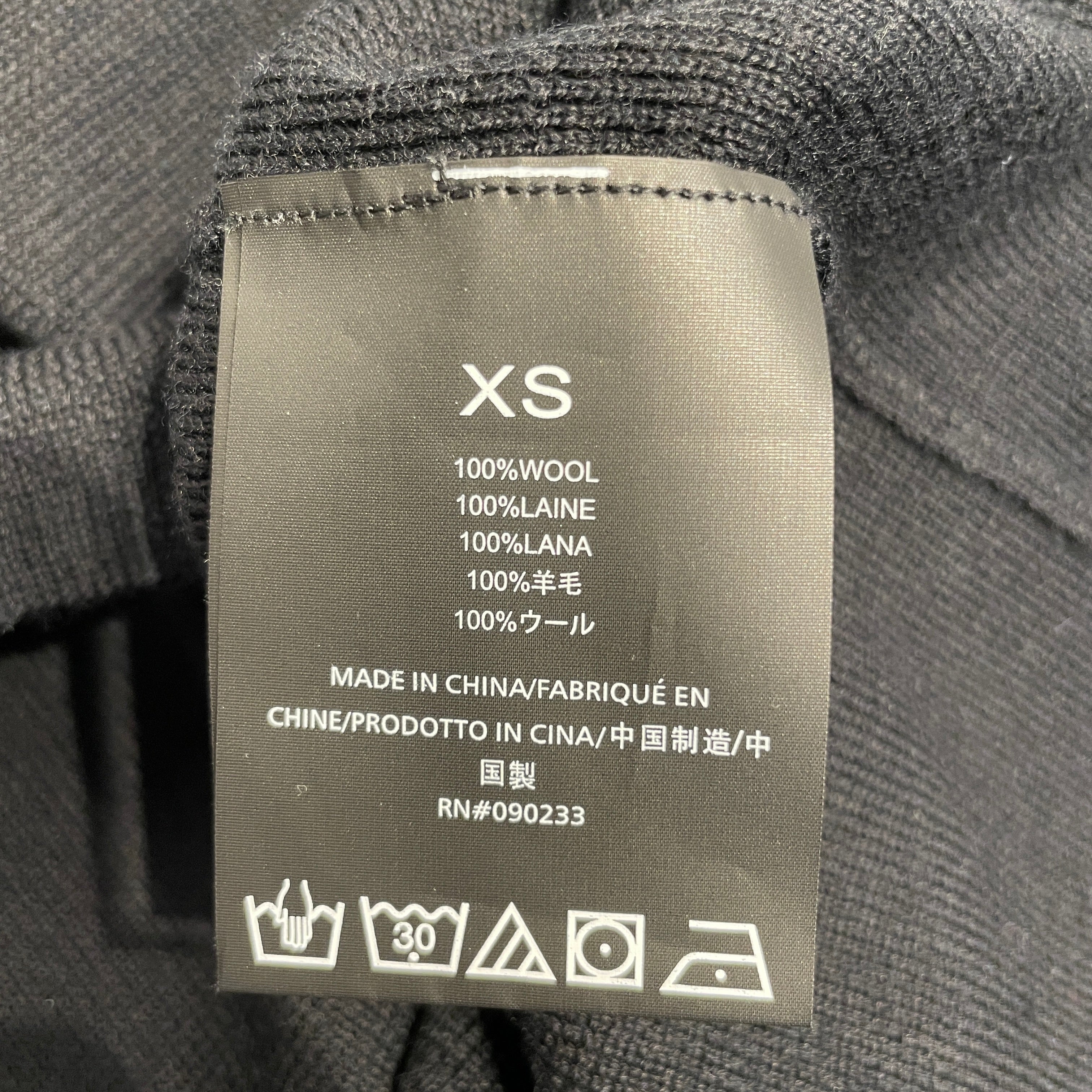 FEAR OF GOD/T-Shirt/XS/Wool/BLK/ view 3