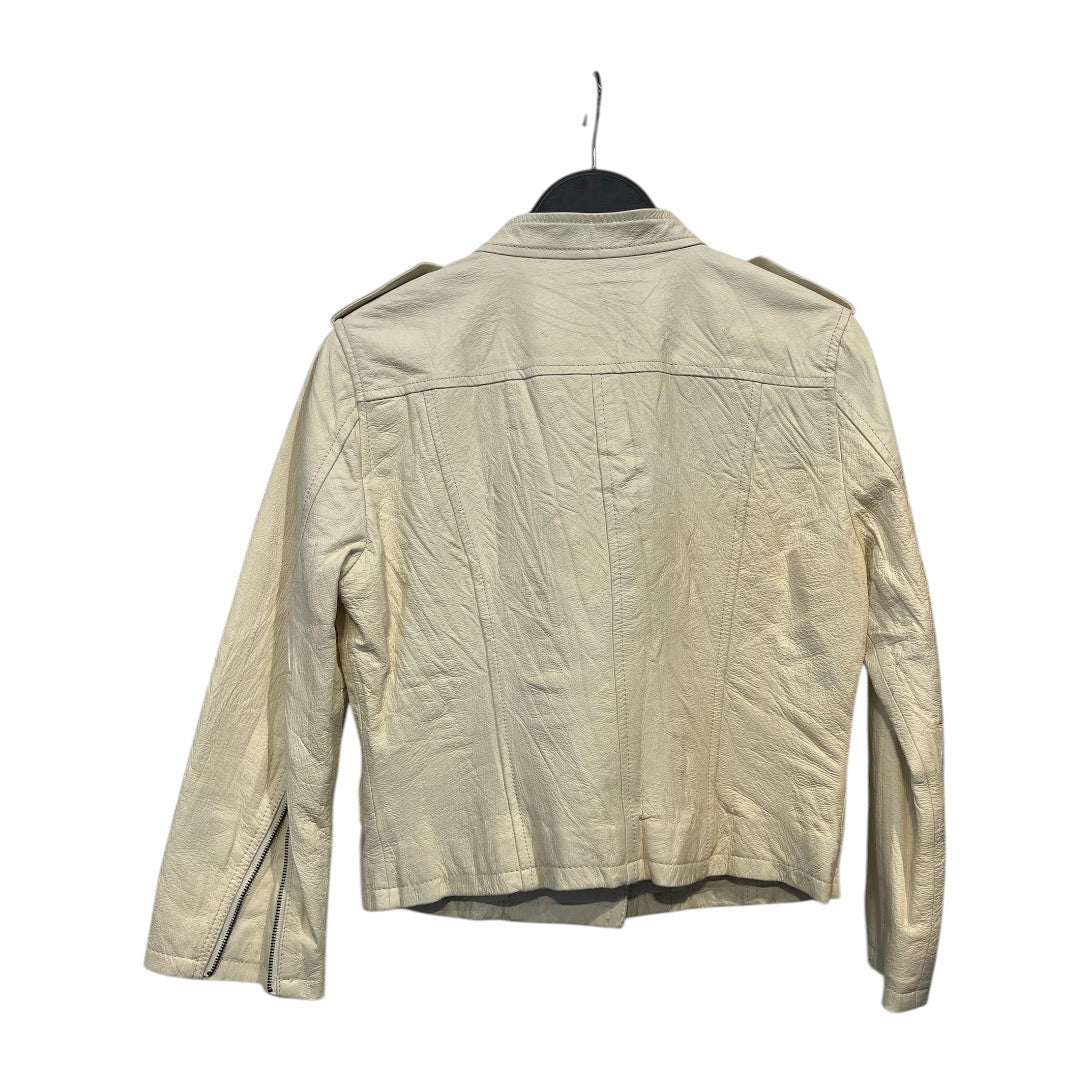 TORNADO MART FEMME/Leather Jkt/40/Leather/CRM/ view 2