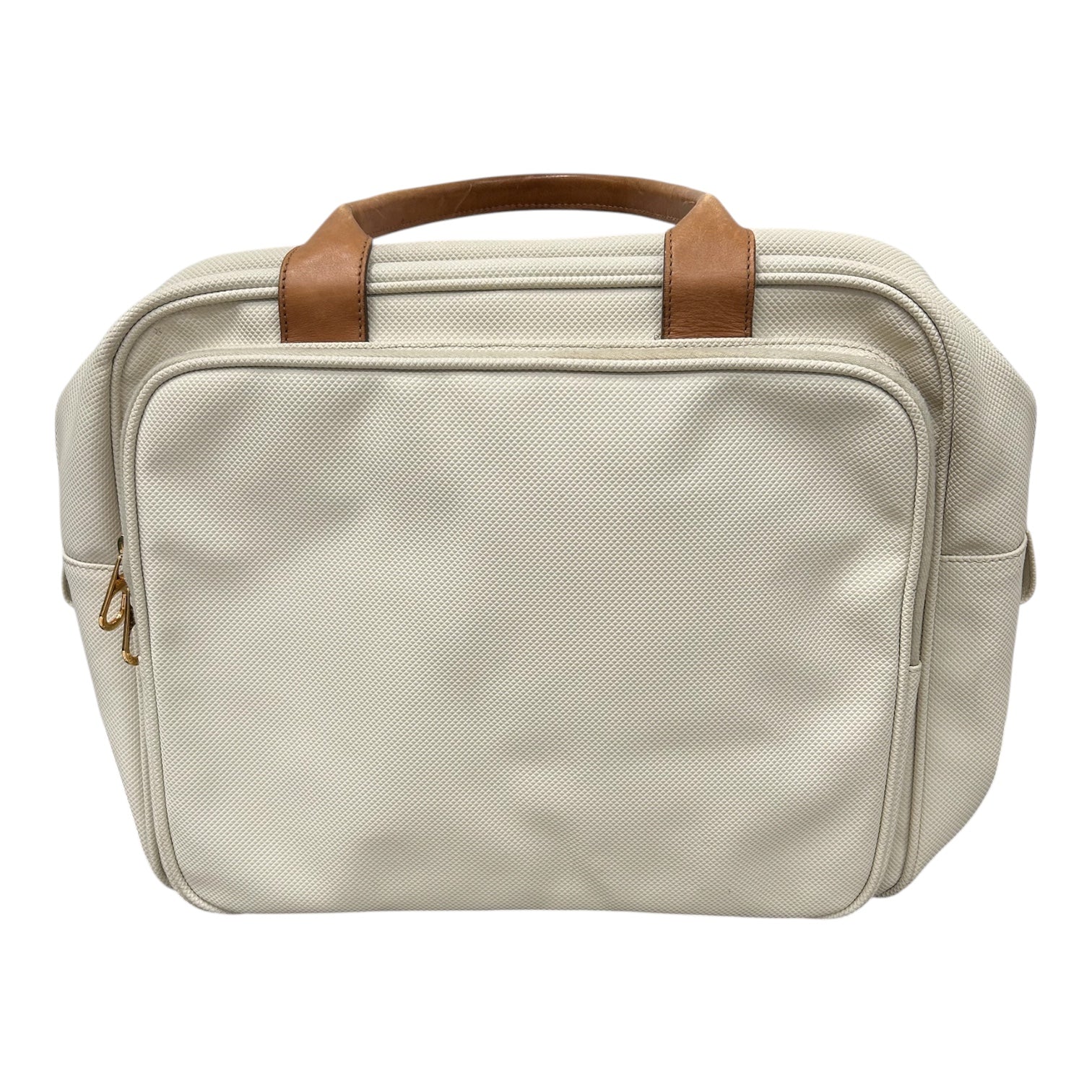 BOTTEGA VENETA/Hand Bag/Leather/WHT/weekend bag view 1