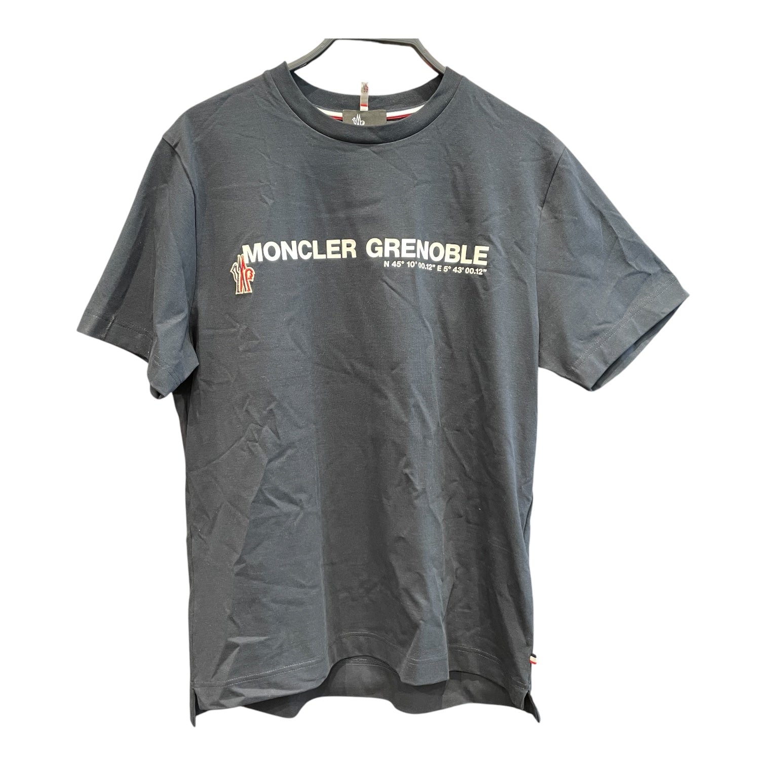 MONCLER/T-Shirt/L/Cotton/NVY/Graphic/MONCLER GRENOBLE W/ PATCH view 1
