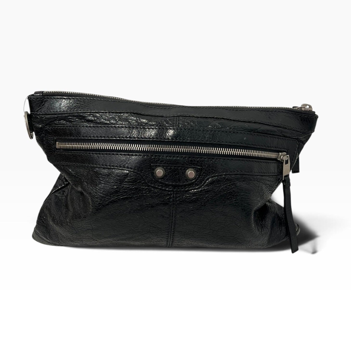 BALENCIAGA/Clutch Bag/Cowhide/BLK/MOTO CLUTCH view 1