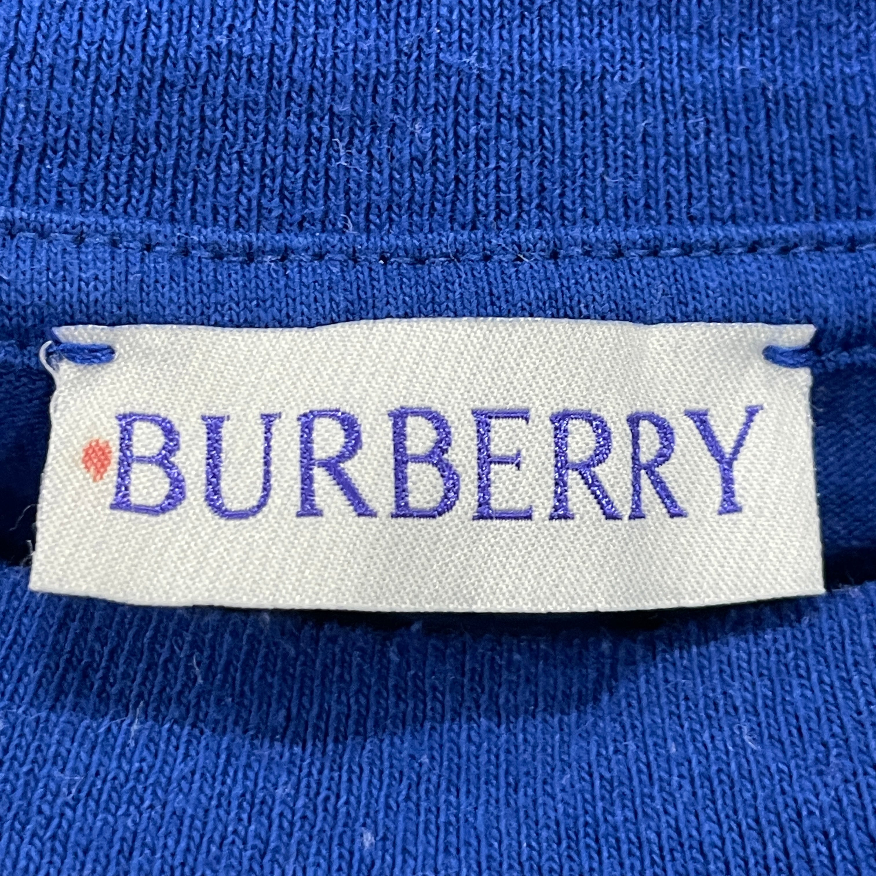 BURBERRY LONDON/T-Shirt/S/Cotton/BLU/ view 3
