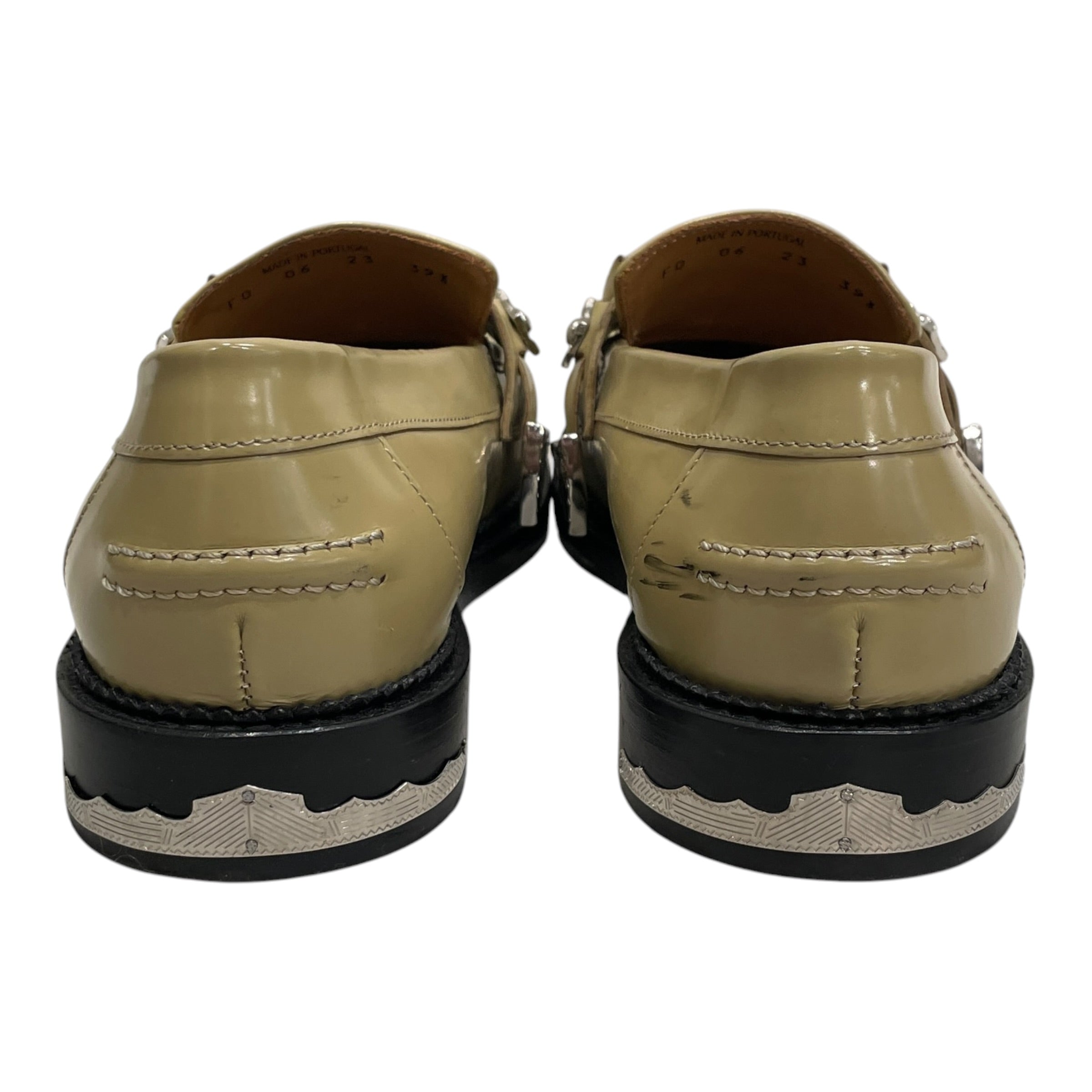 TOGA PULLA/Loafers/EU 39.5/Leather/KHK/METAL DETAILING view 2