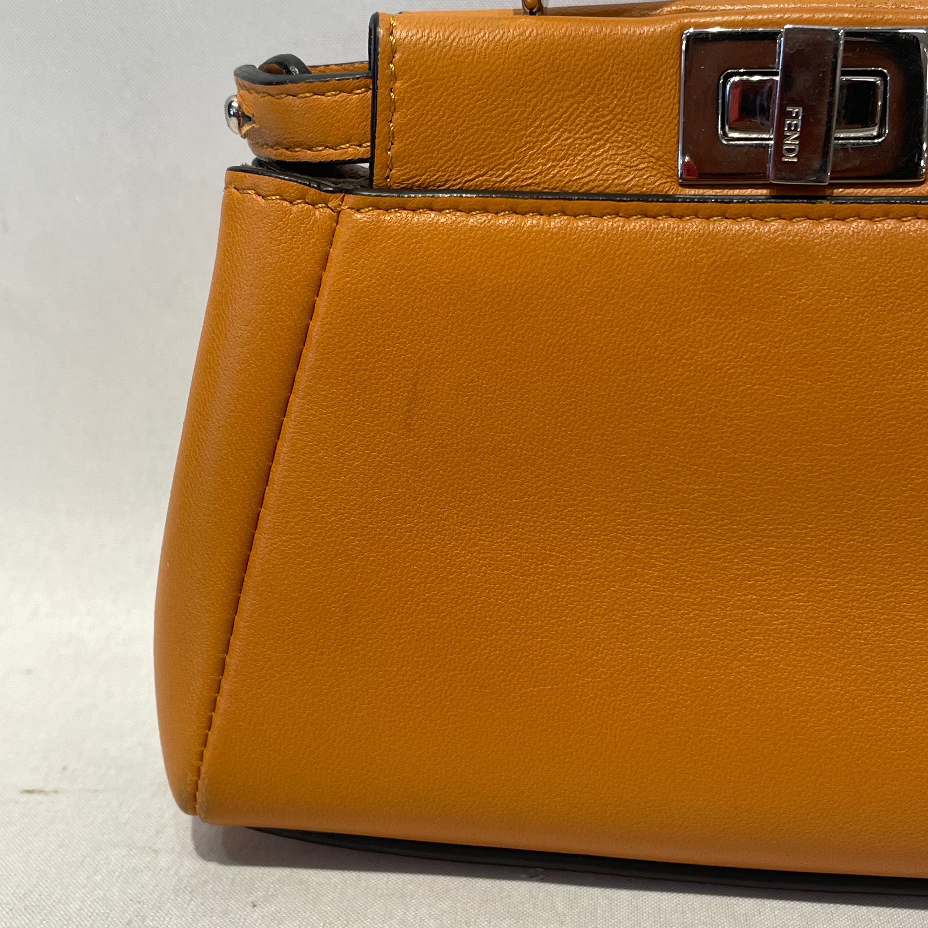 FENDI/Hand Bag/Leather/ORN/NANO PEEKABOO view 7