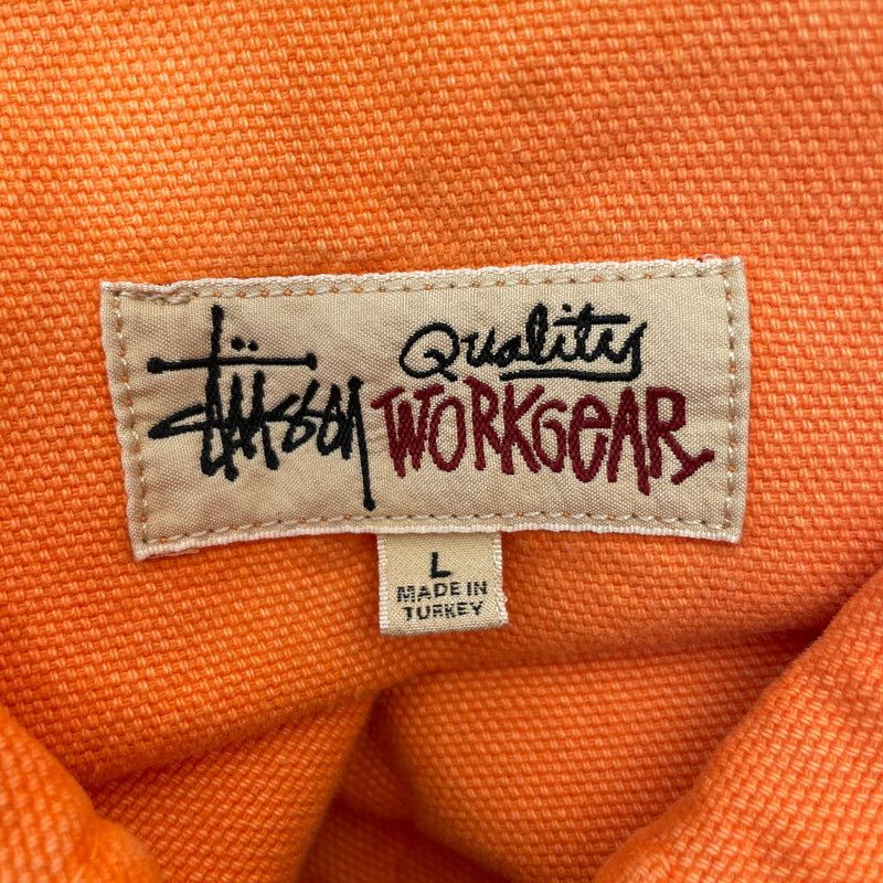 STUSSY/Jacket/L/Acrylic/ORN/