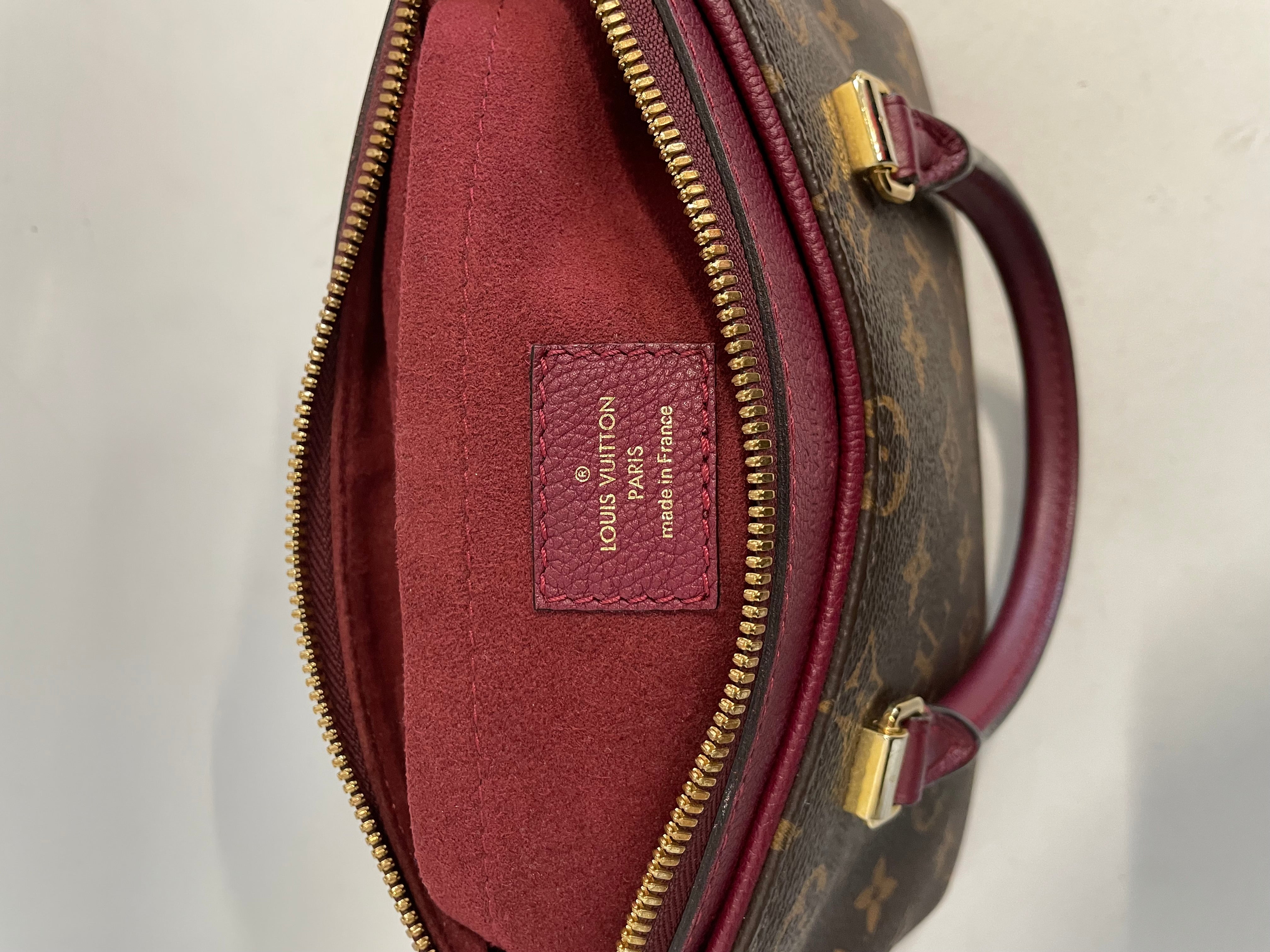 LOUIS VUITTON/Bag/Monogram/Leather/BRW/pallas BB raisin burgandy view 3