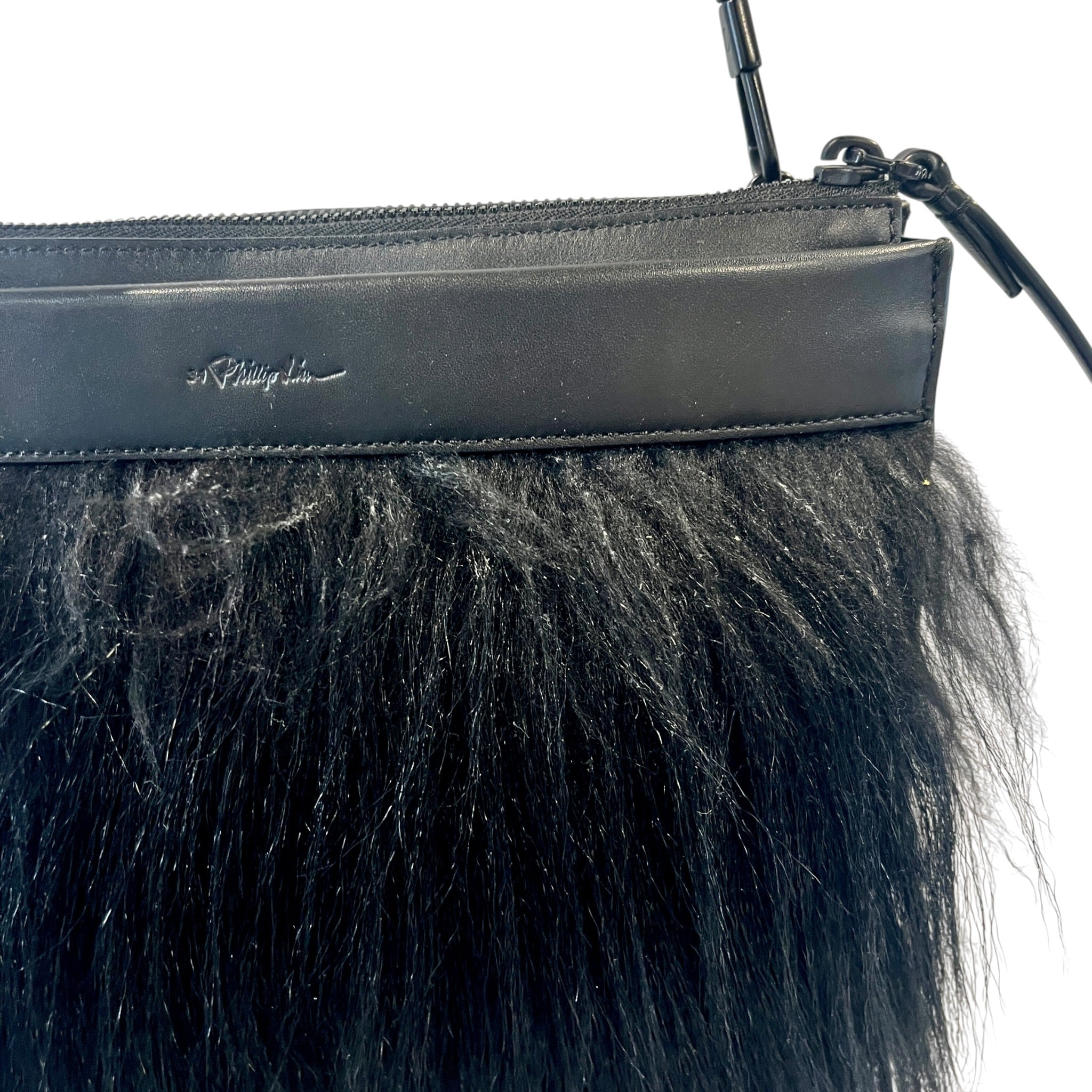 3.1 phillip lim/Cross Body Bag/Fur/BLK/DEPECHE CLUTCH EAST WEST view 6