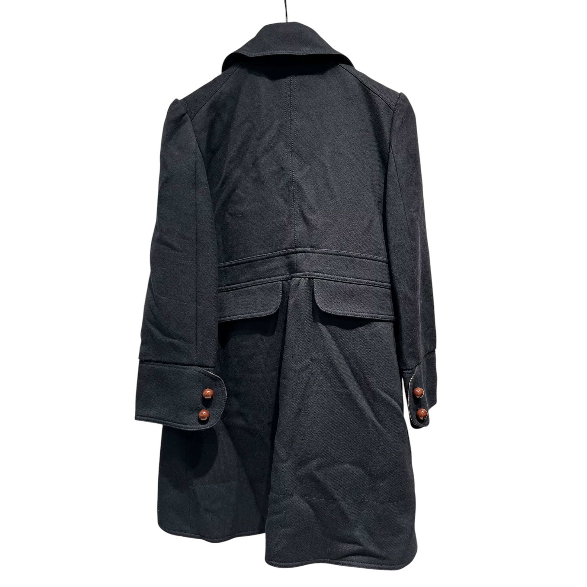 MARC JACOBS/Trench Coat/L/Wool/NVY/Wool Trench, white/red lined view 2
