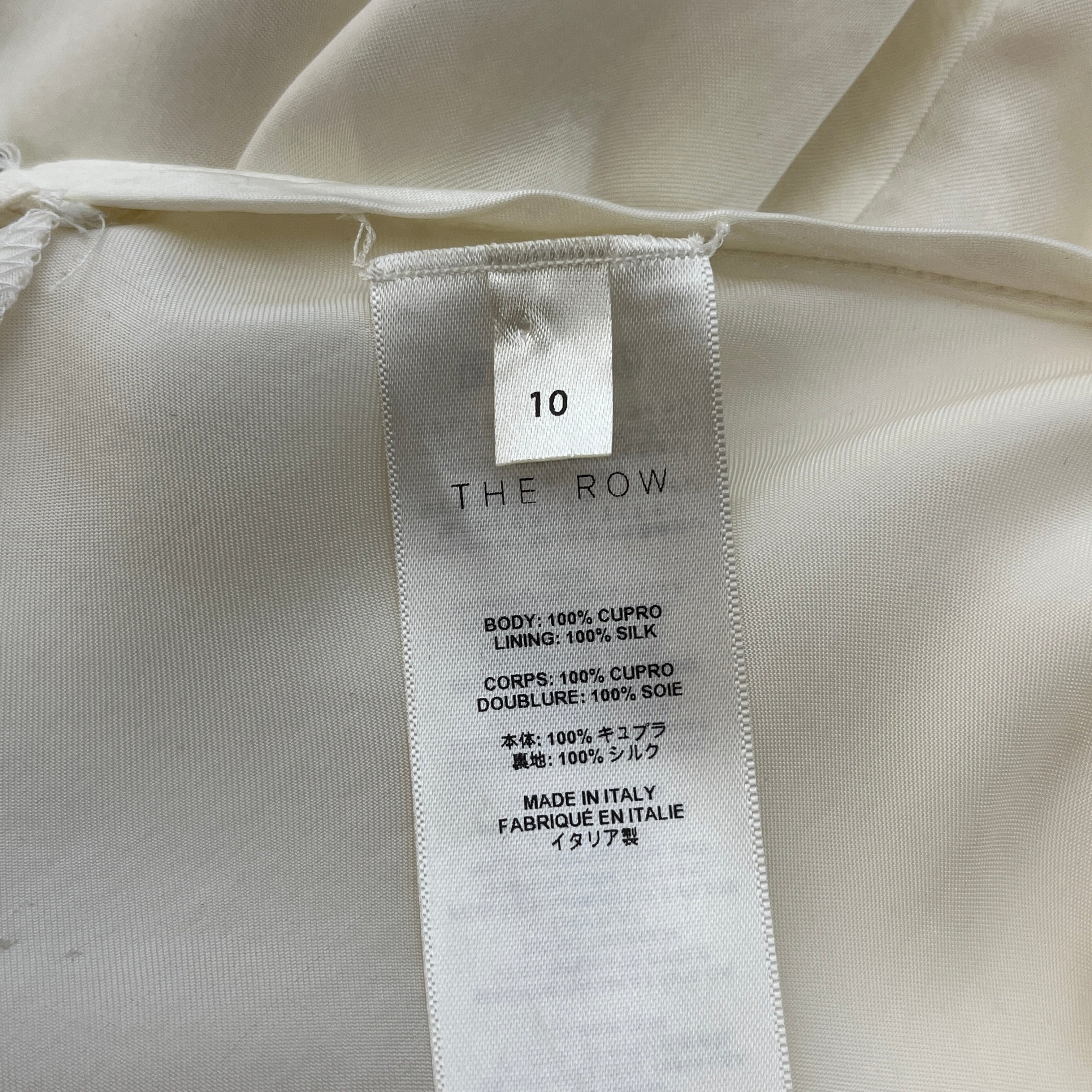 The Row/Long Skirt/10/Silk/WHT/ view 4