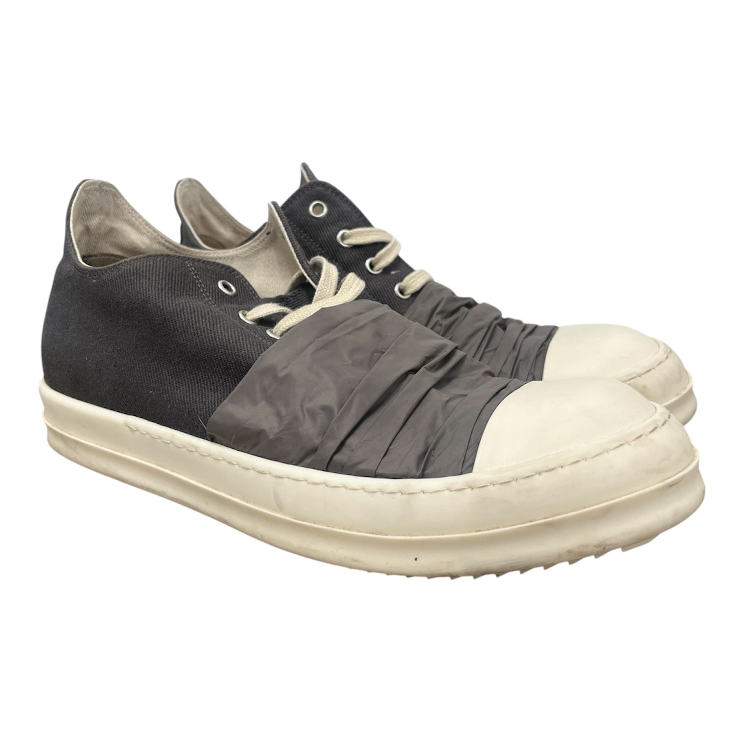 RICK OWENS DRKSHDW/Low-Sneakers/EU 43/GRY/Hustler Ramones Low view 1