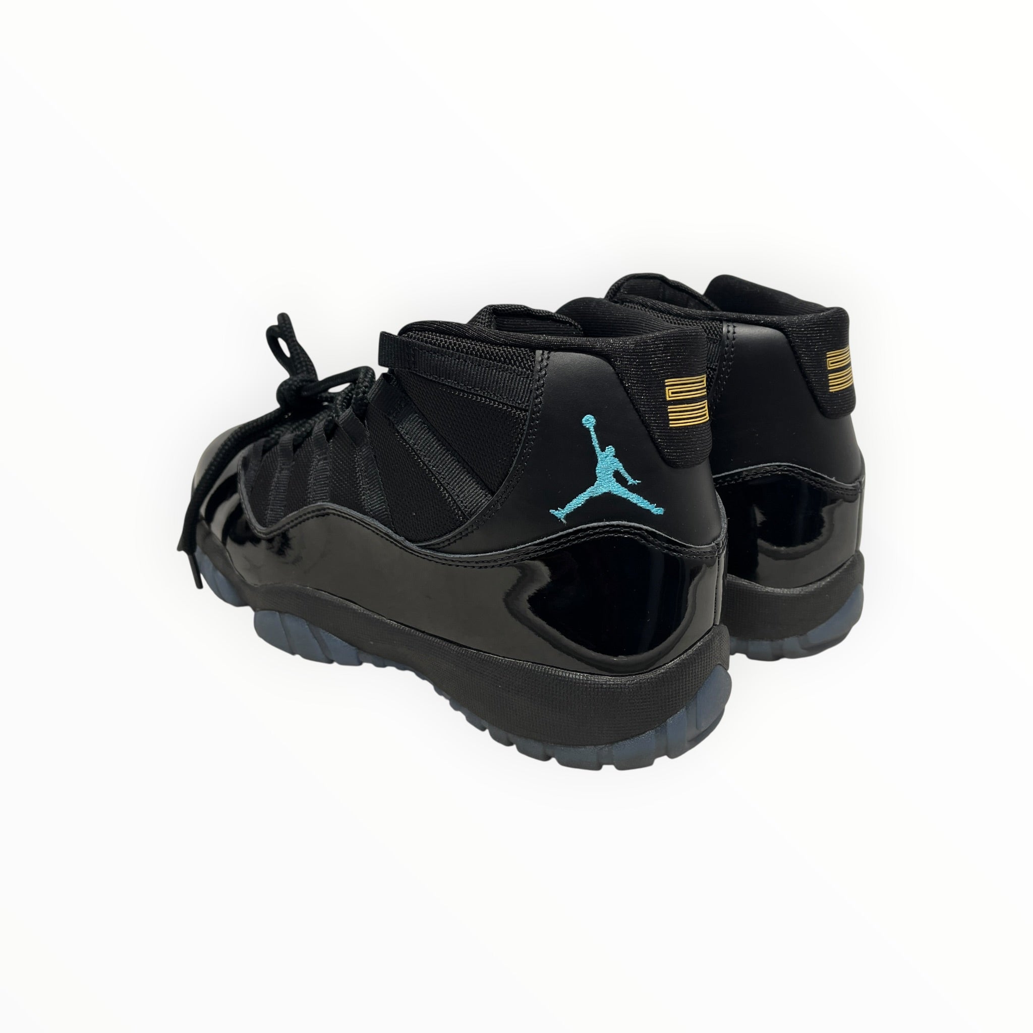 NIKE/Hi-Sneakers/US 10.5/BLK/GAMMA BLUE BLACK JORDAN 11 view 2