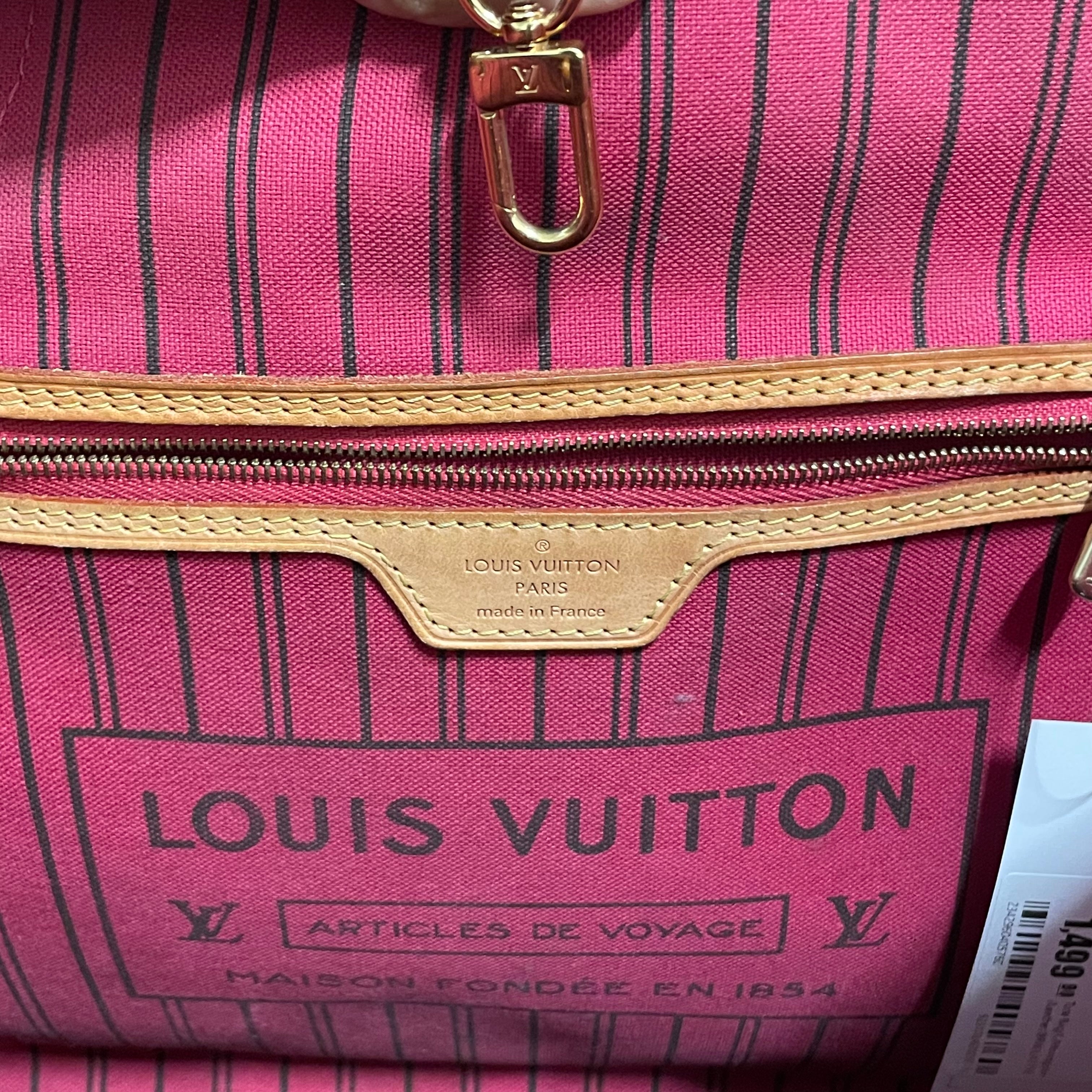 LOUIS VUITTON/Tote Bag/L/Monogram/Leather/BRW/LA2156 view 5