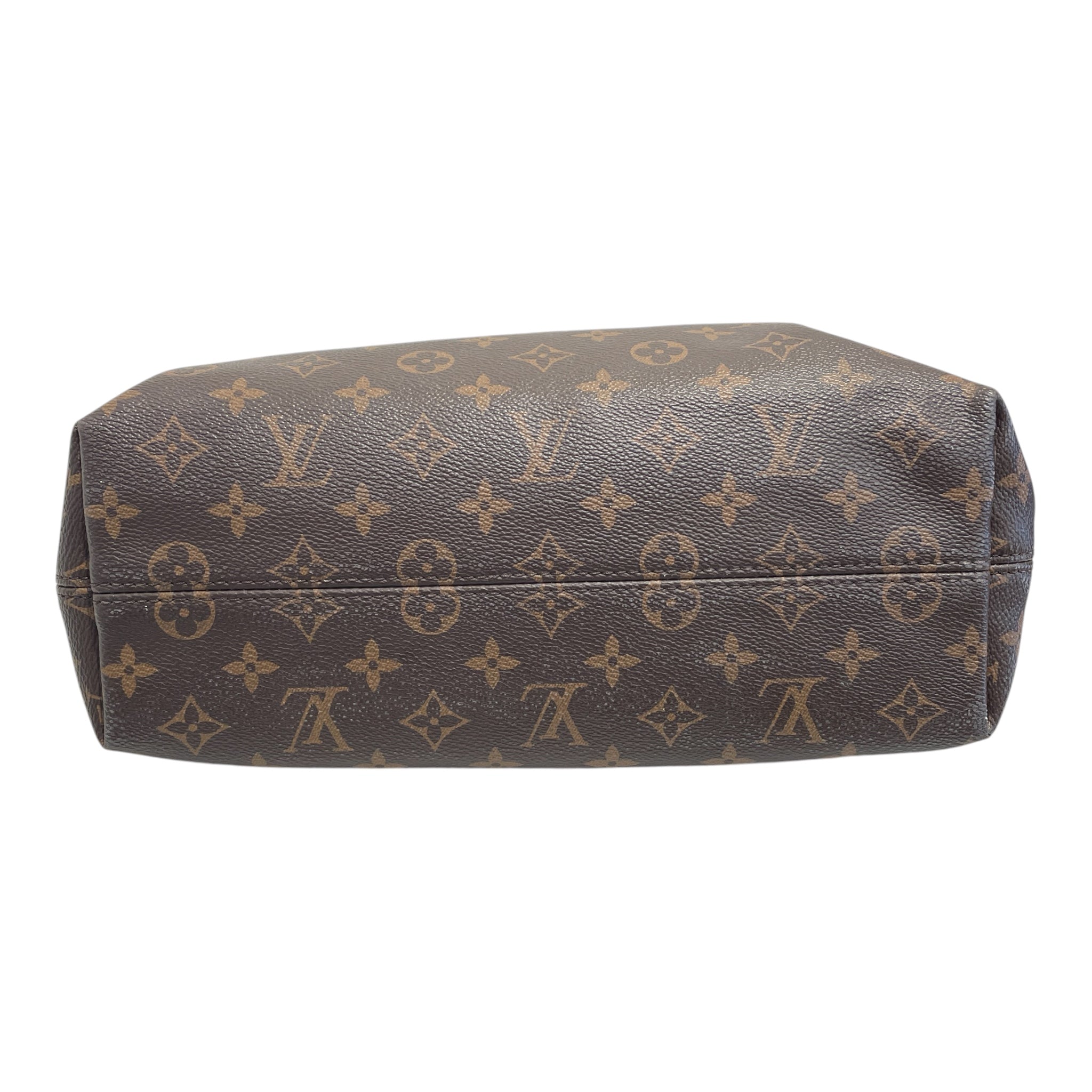 LOUIS VUITTON/Tote Bag/Monogram/Leather/BRW/Graceful PM monogram view 3