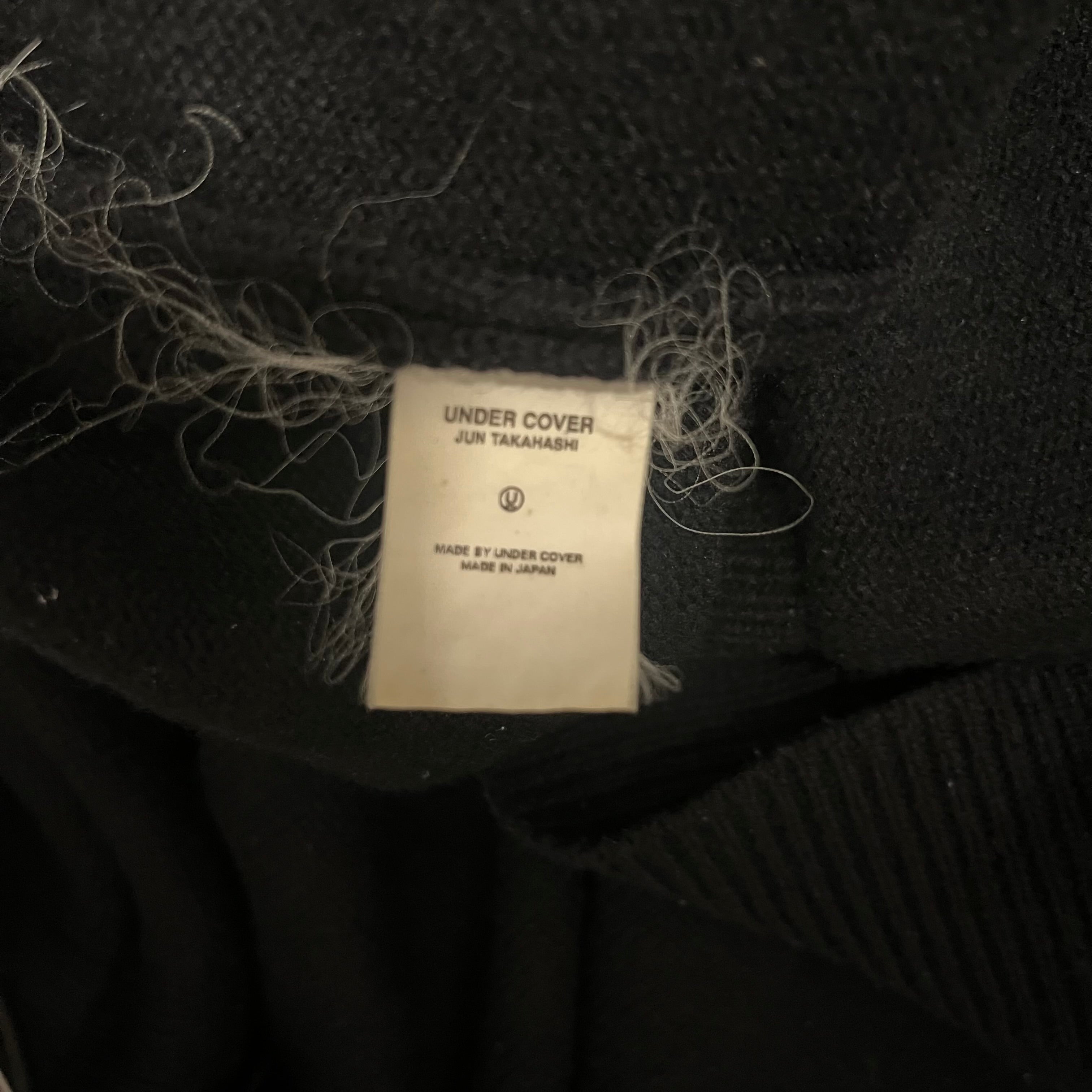 UNDERCOVER/Hoodie/L/Cotton/BLK/1999-2000 Ambivalence hoodie view 4