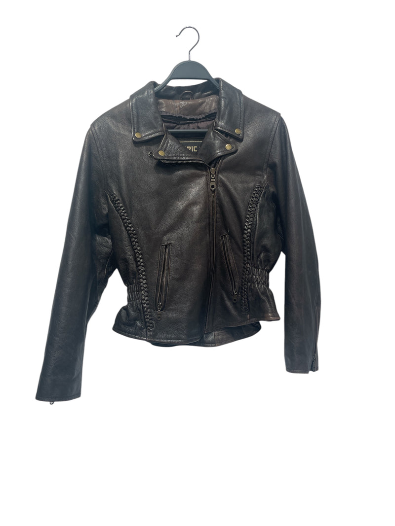 American Top/Leather Jkt/L/Leather/BRW/American Top Biker Jacket