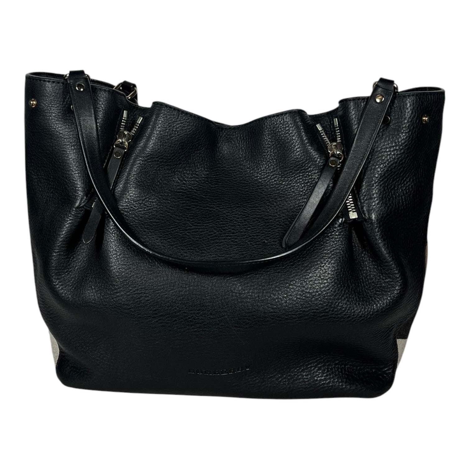 BURBERRY/Tote Bag/Leather/BLK/Madistone Medium Tote view 1