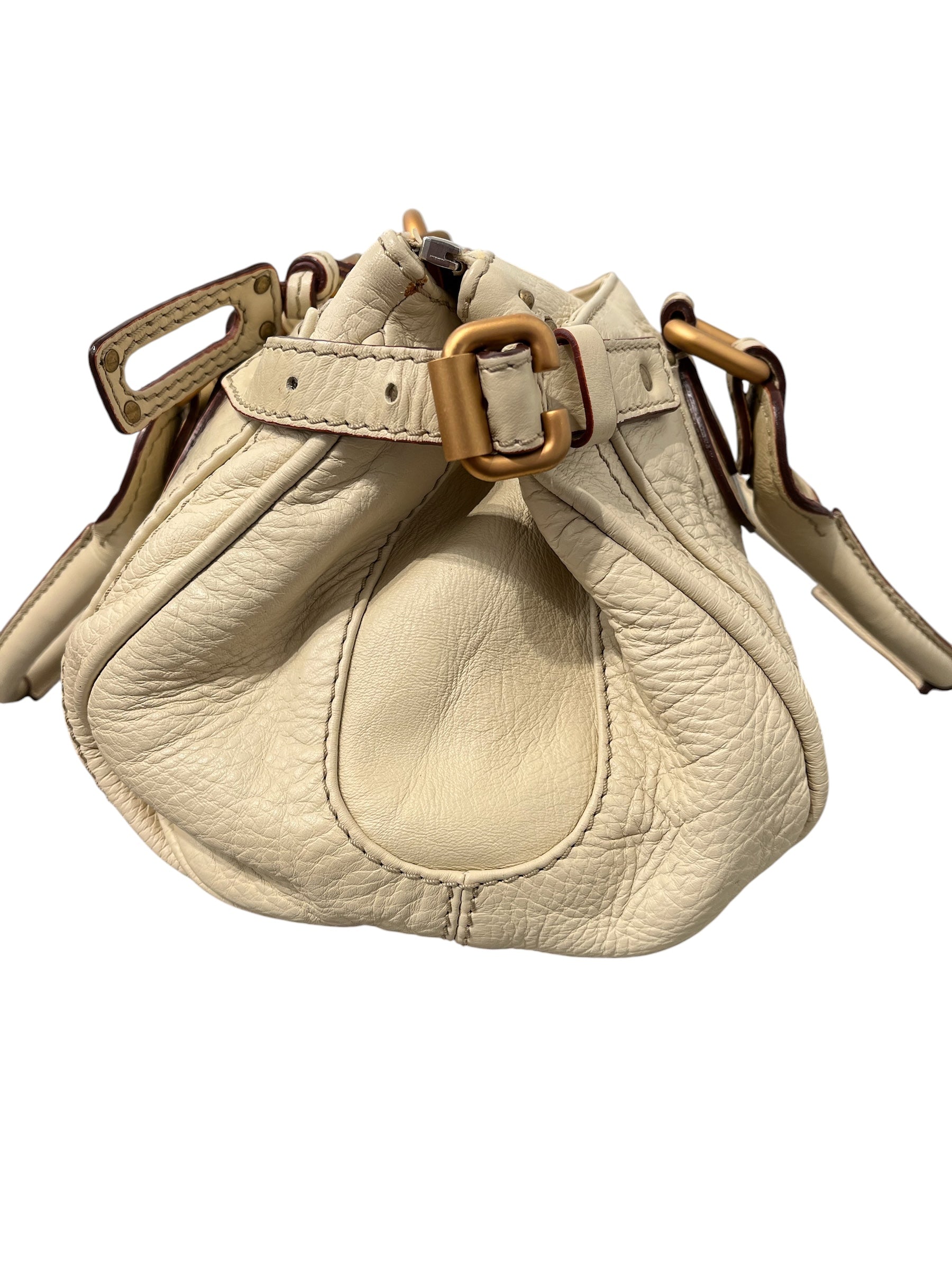 Chloe/Hand Bag/Leather/CRM/PADDINGTON LOCK BAG view 4