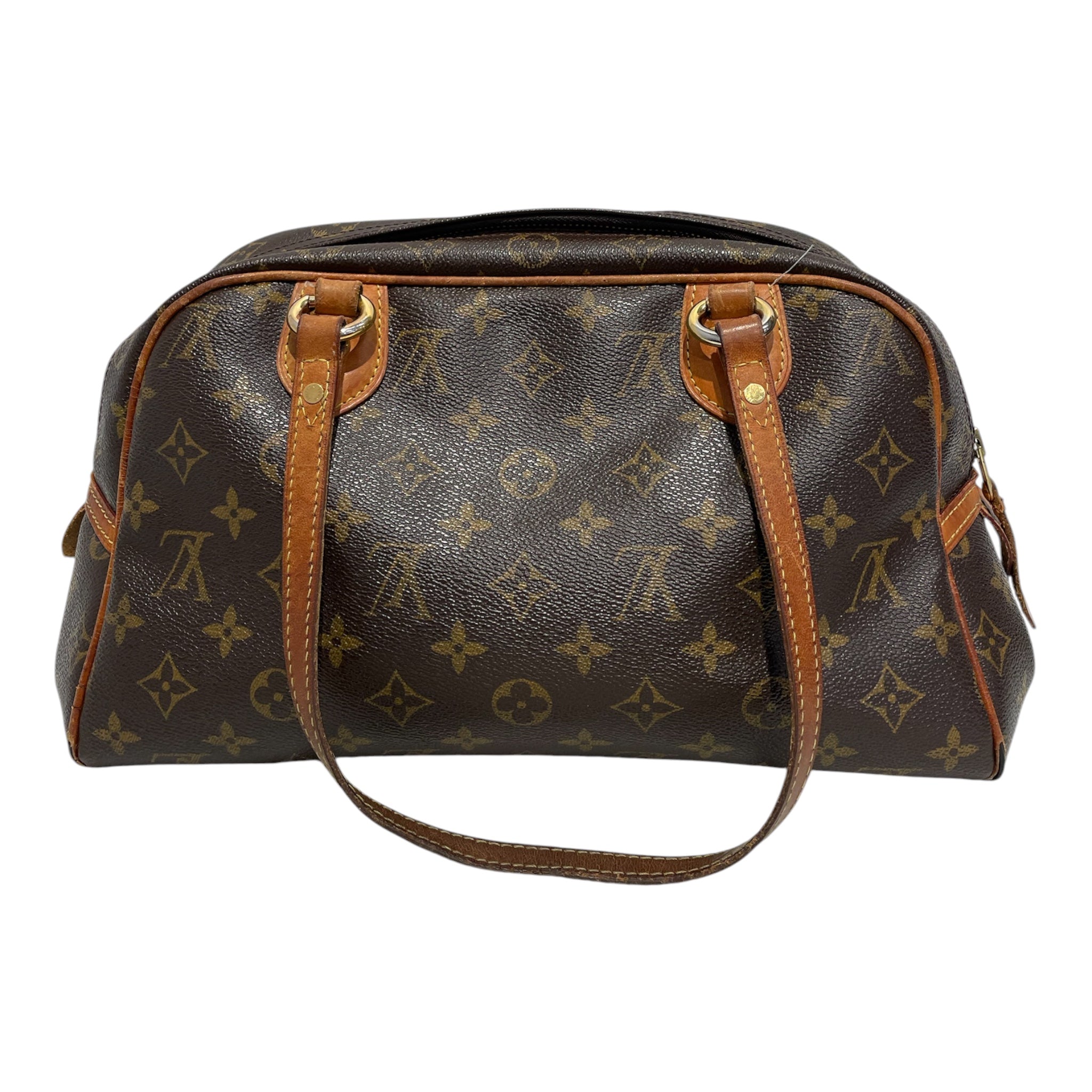 LOUIS VUITTON/Bag/Monogram/Leather/BRW/Montorgueil PM shoulderbag view 2