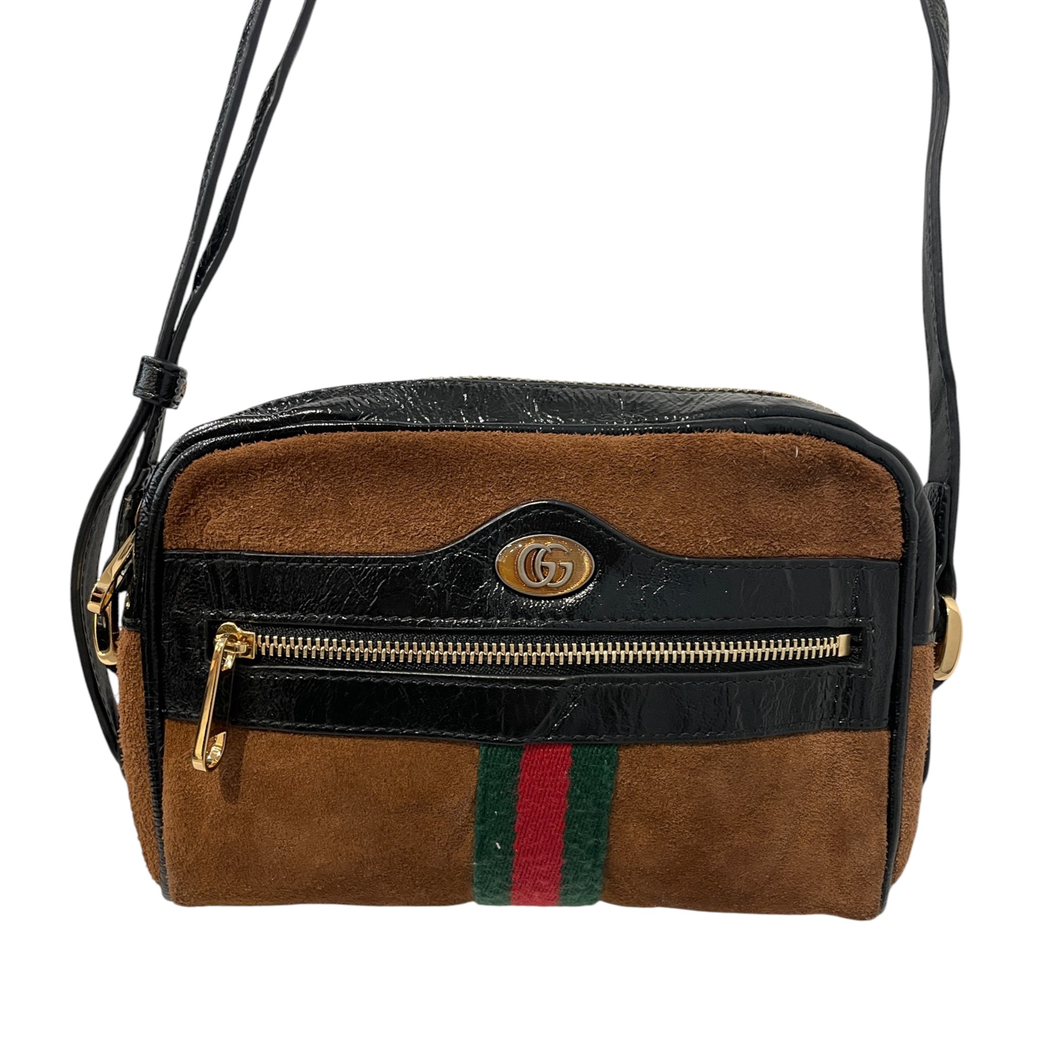 GUCCI/Cross Body Bag/Suede/BRW/JYCD430 view 3
