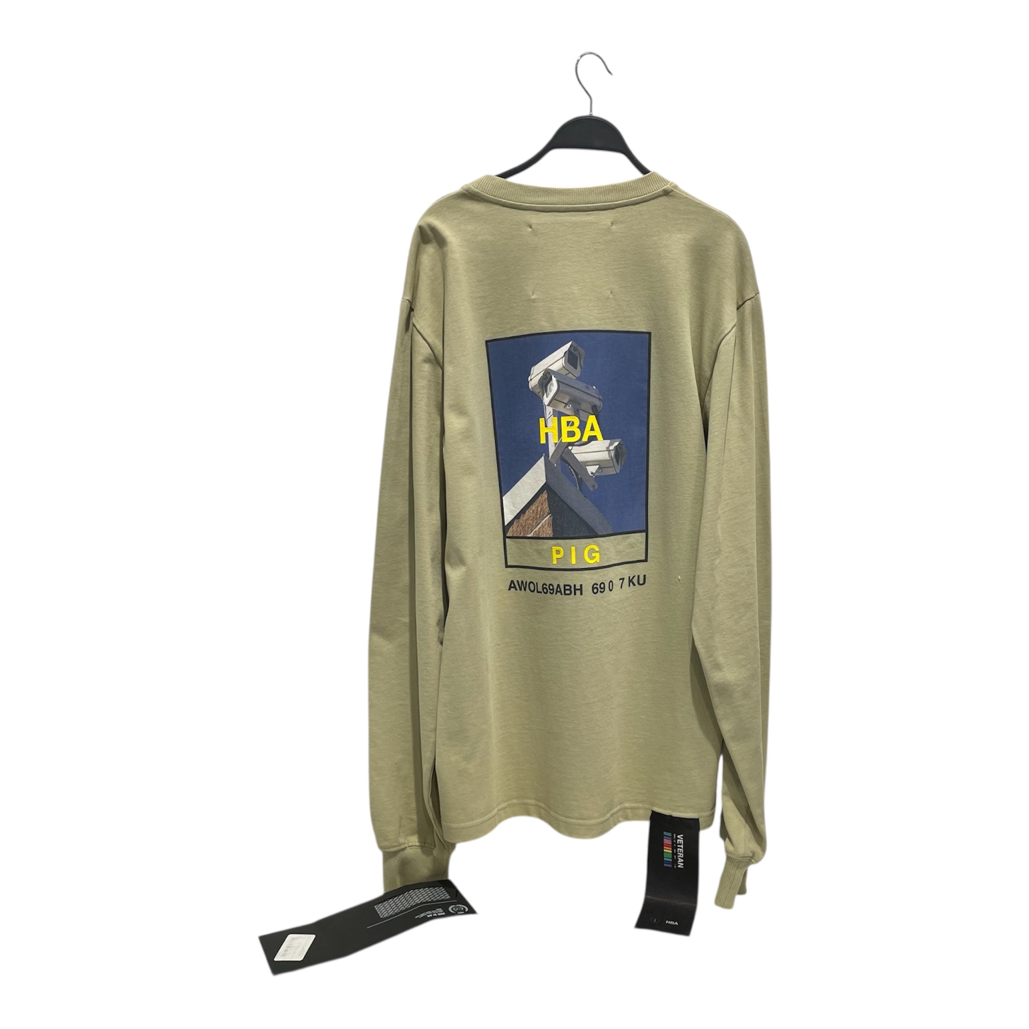 HOOD BY AIR./LS T-Shirt/S/Cotton/GRN/69 view 2