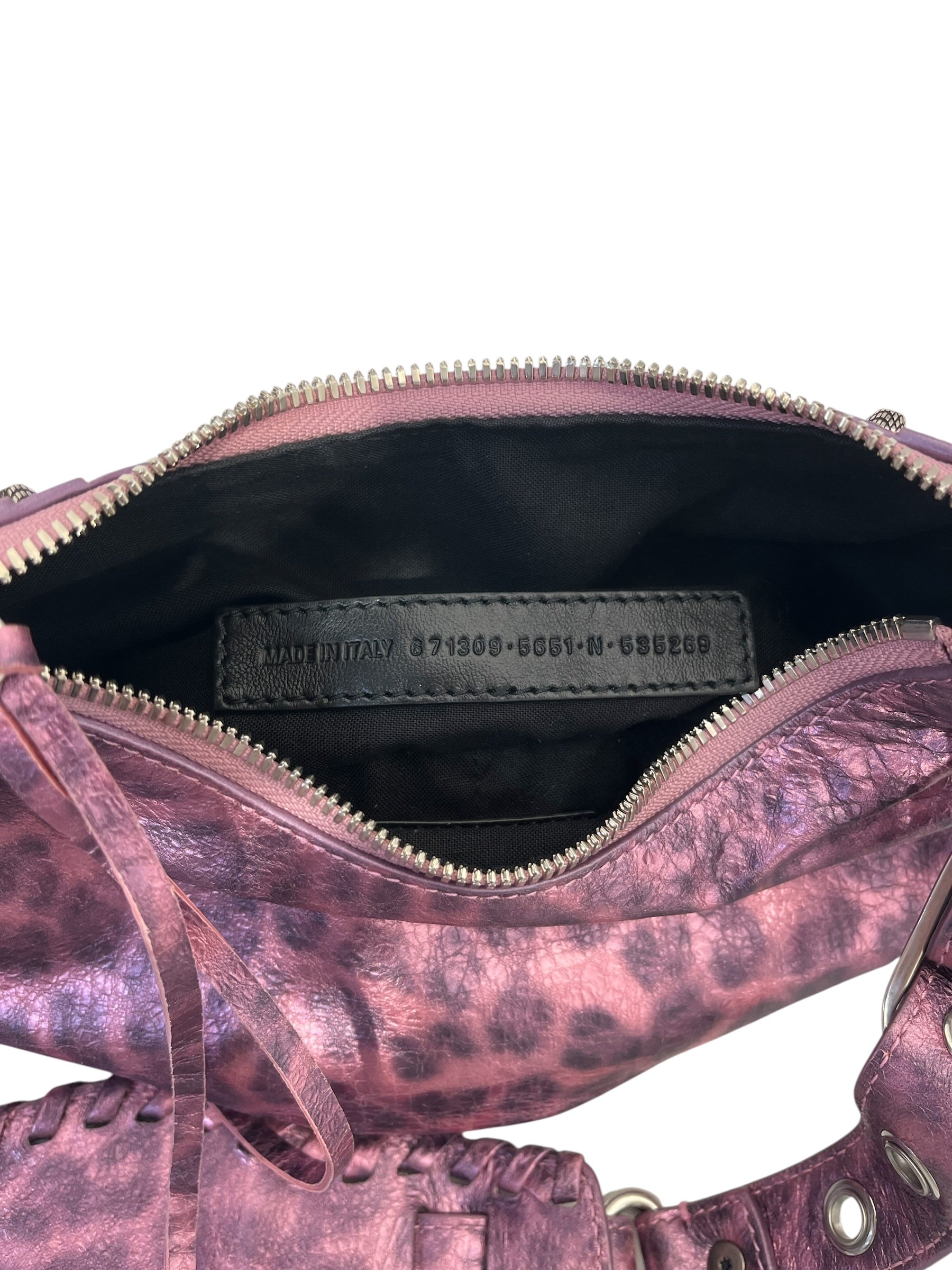 BALENCIAGA/Hand Bag/Leopard/Lambskin/PNK/Le cagole Shoulder bag view 8