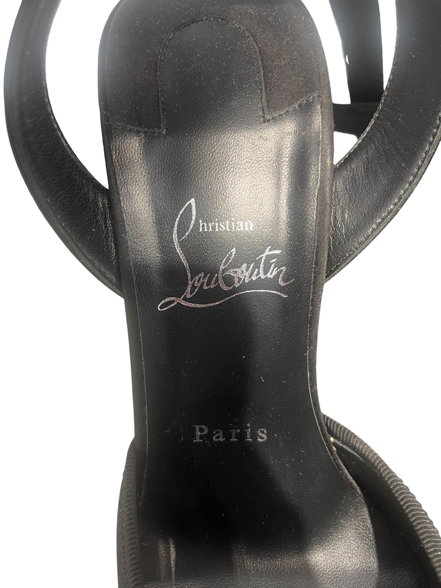 Christian Louboutin/Heels/EU 41/BLK/BALLET, TIE AROUND ANKLE view 9