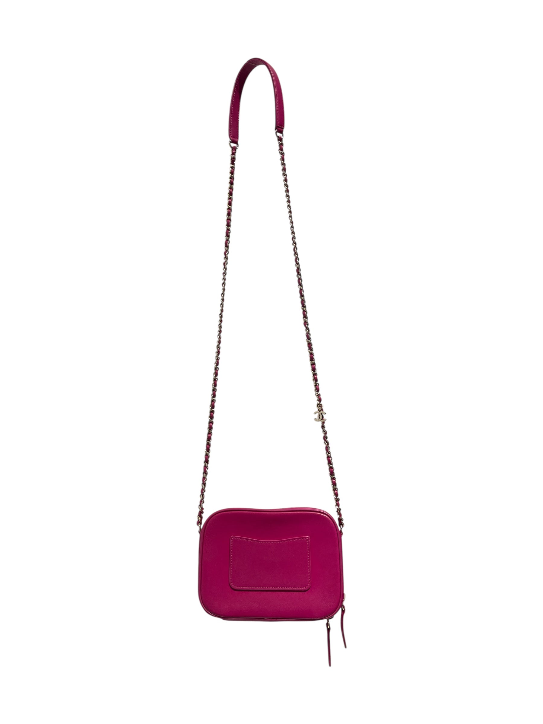CHANEL/Cross Body Bag/Leather/PNK/CC Mania Camera Bag view 2