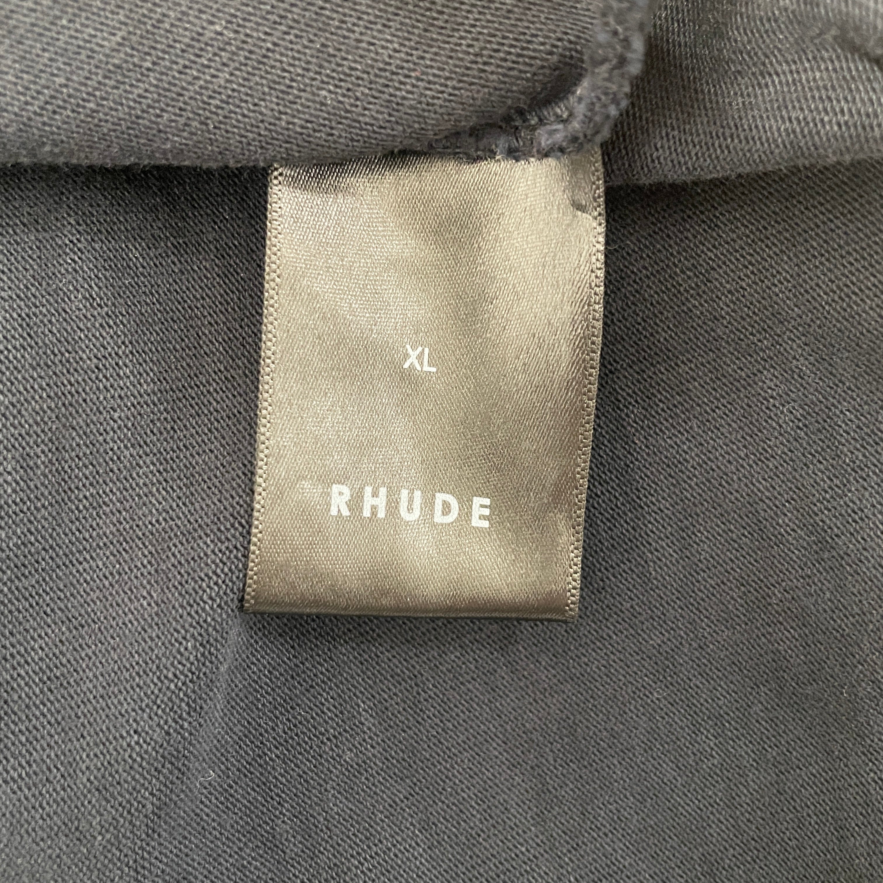 RHUDE/T-Shirt/XL/Cotton/BLK/SEND  RHUDES view 4