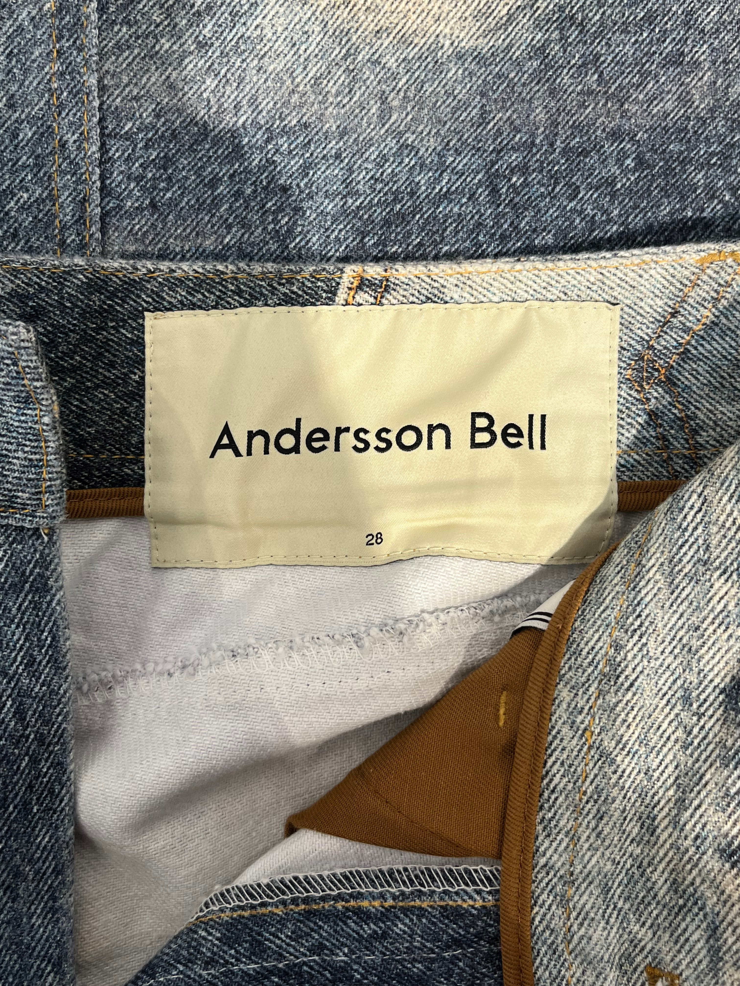 Andersson Bell/Skirt/28/Cotton/BLU/PRINT DENIM CUT N SEW view 3