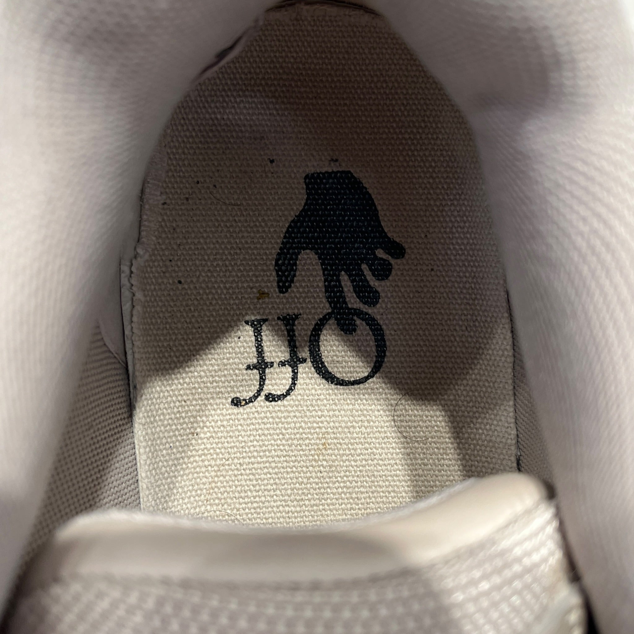 OFF-WHITE/Low-Sneakers/US 9/CRM/OUT OF OFFICE/ZIP TIE TAG view 3