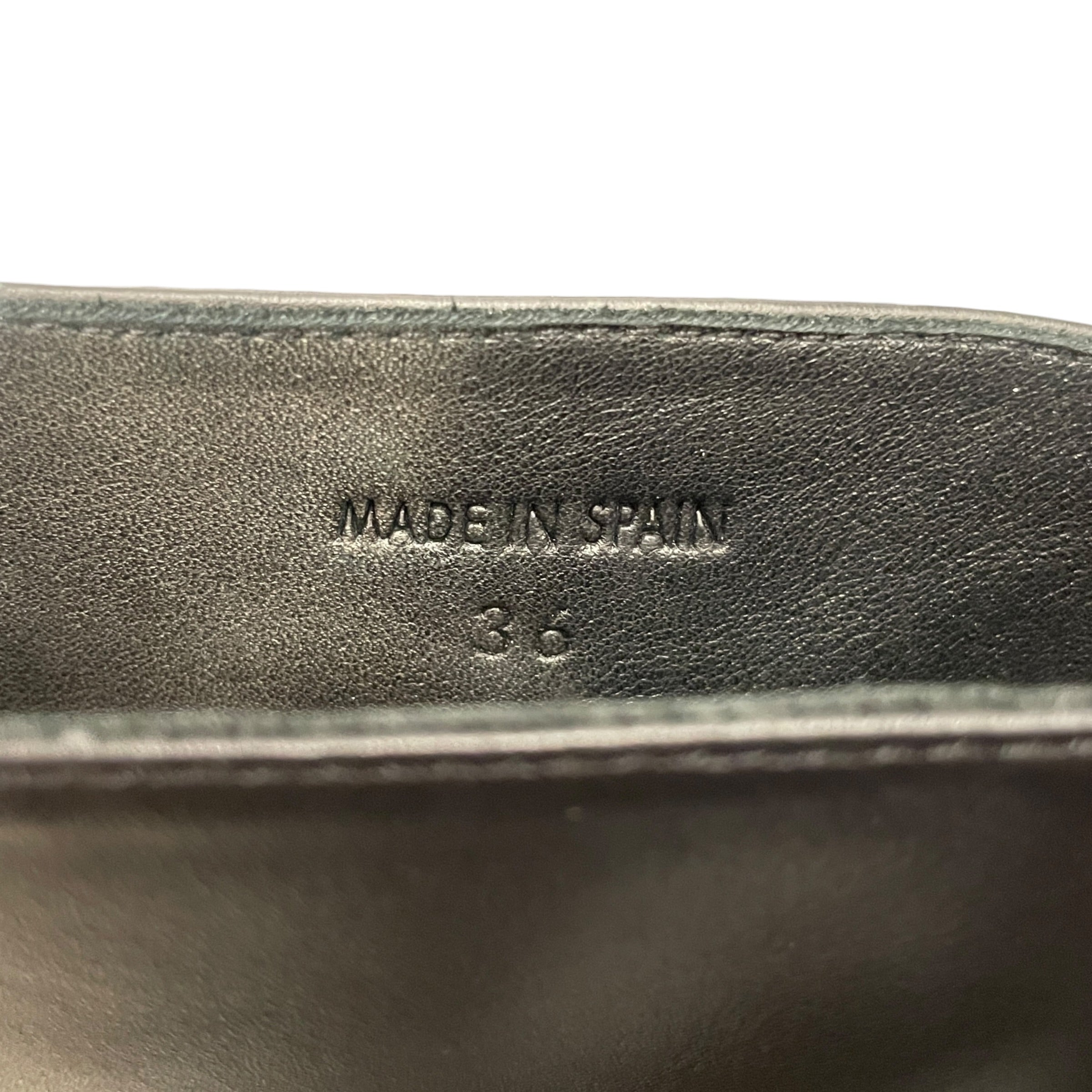 JIL SANDER/Boots/EU 36/Leather/BLK/VULCANIZED FRONT ZIP view 5