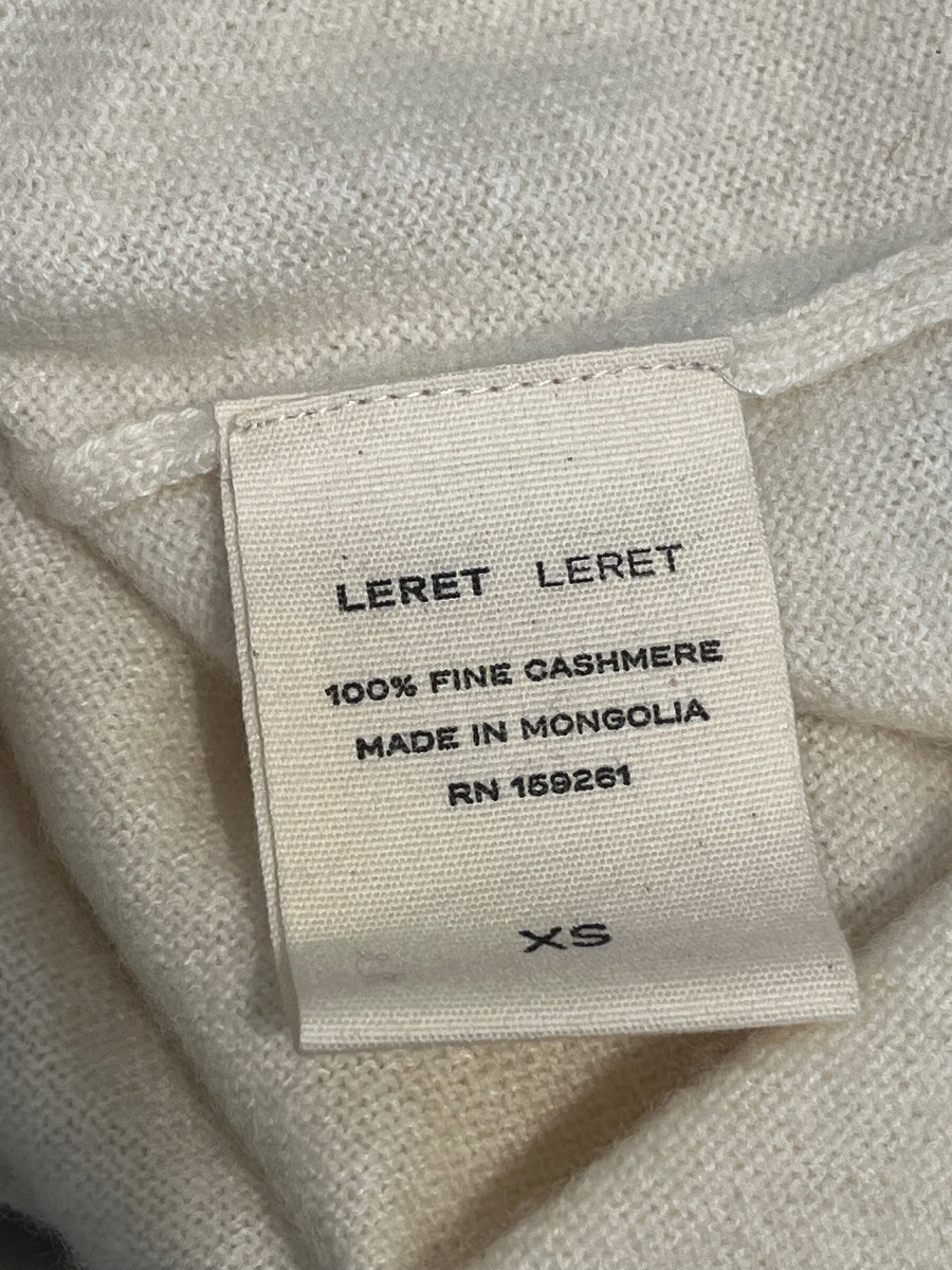 LERET LERET/Knitted Vest/XS/Floral Pattern/Cashmere/CRM/BROWN FLWR view 3
