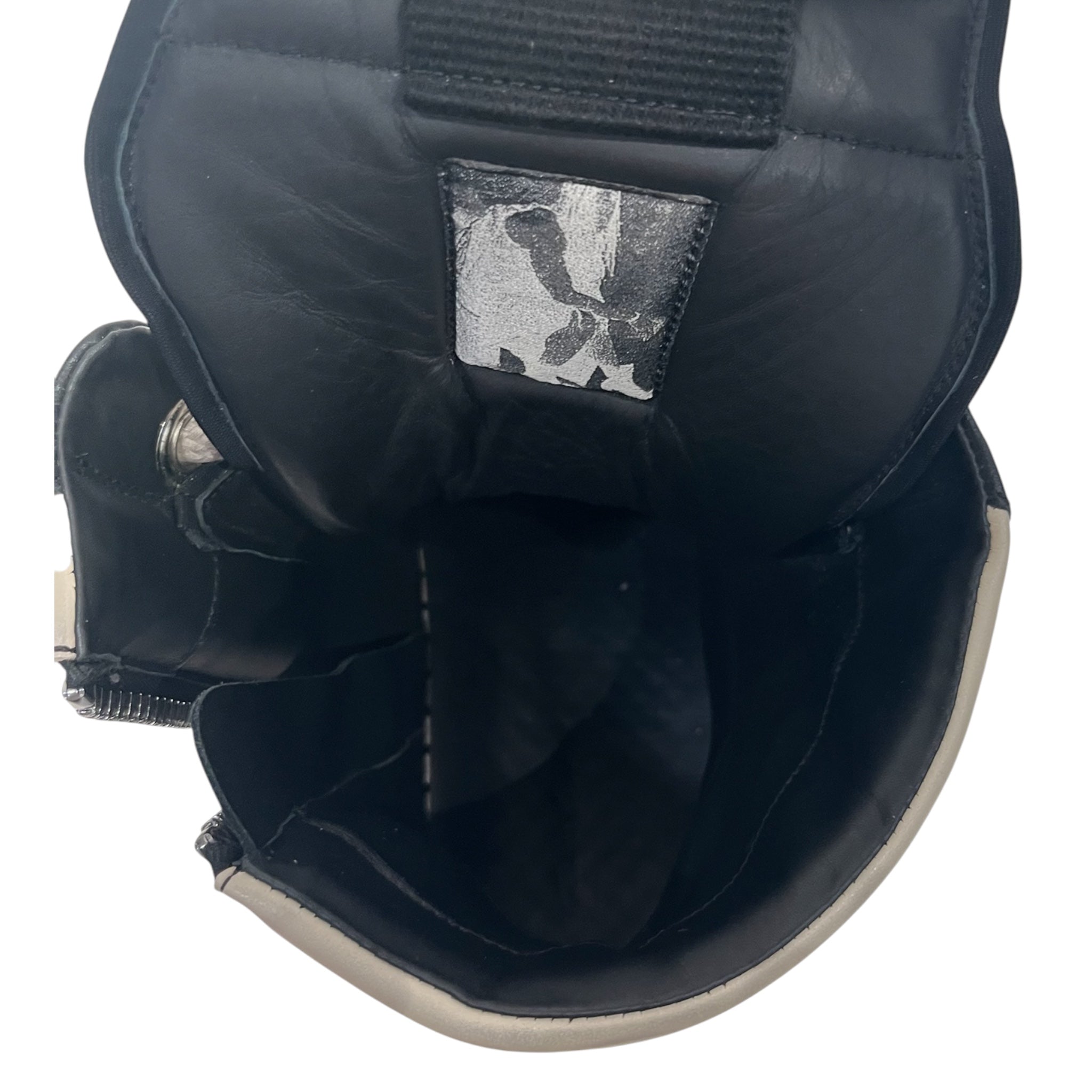 Rick Owens/Hi-Sneakers/EU 43/Leather/BLK/Jumbo Lace Geobasket view 3