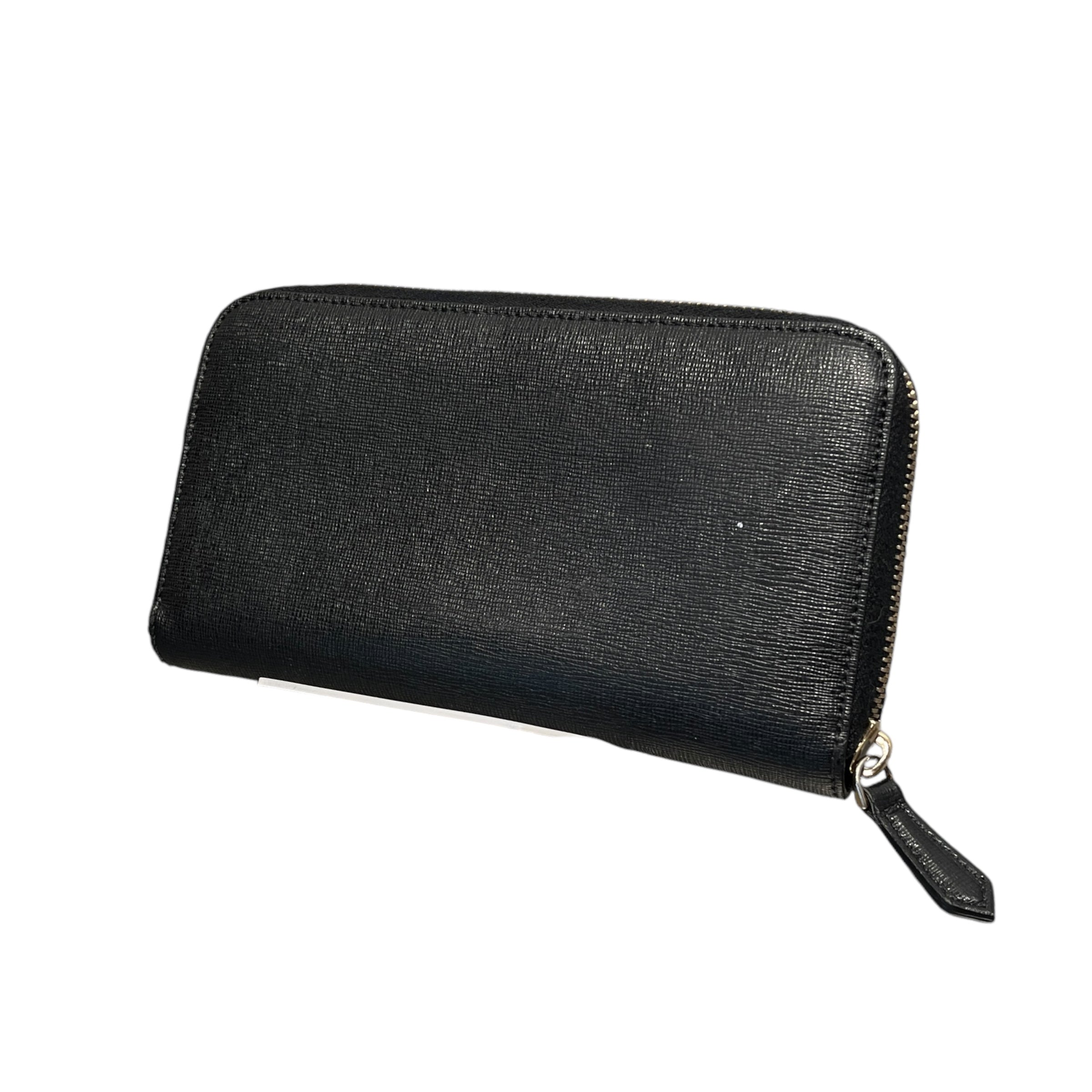 FENDI/Long Wallet/Leather/BLK/Monster Eyes Zip Wallet view 2