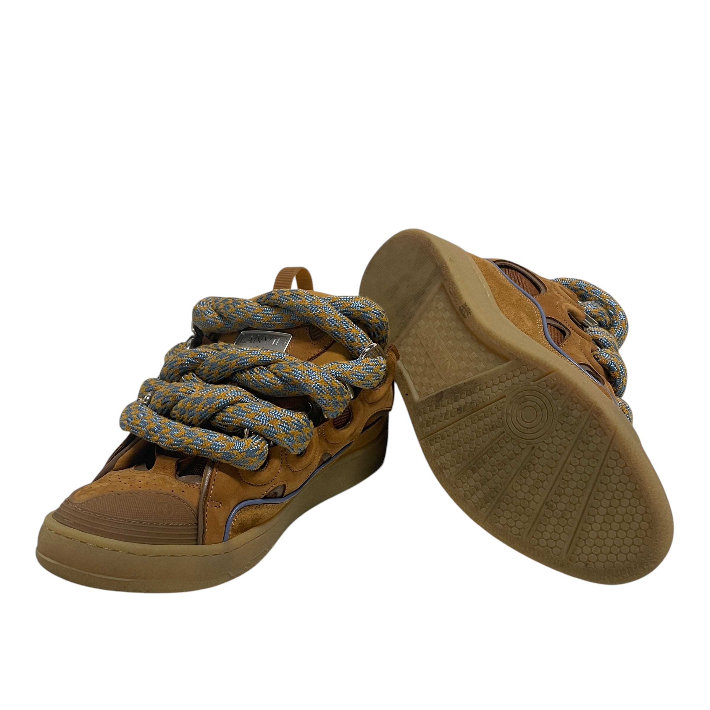 LANVIN/Low-Sneakers/US 9/Leather/CML/jumbo cord  lace view 5