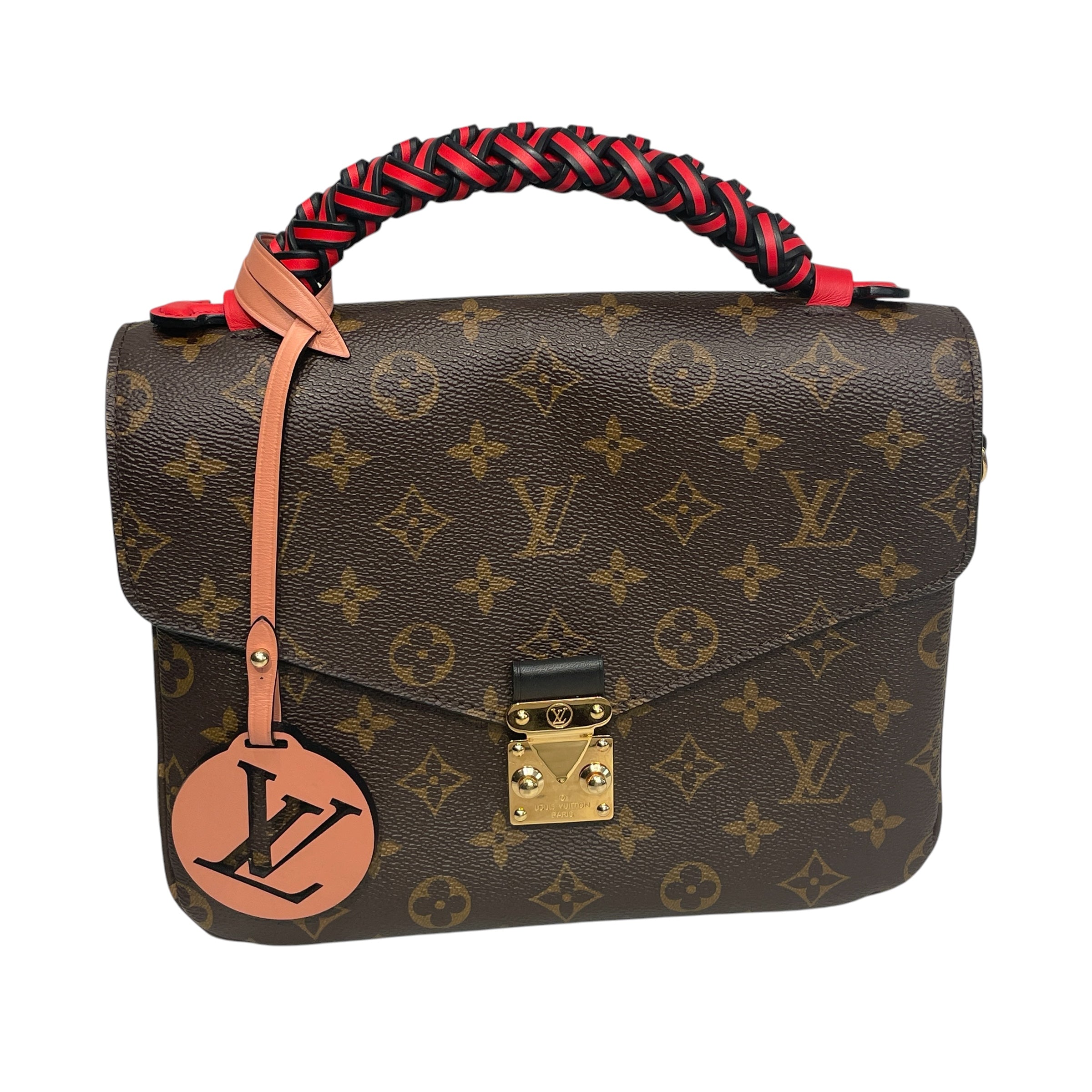 LOUIS VUITTON/Tote Bag/Monogram/Leather/BRW/CUSTOM HANDLE TOTE view 1