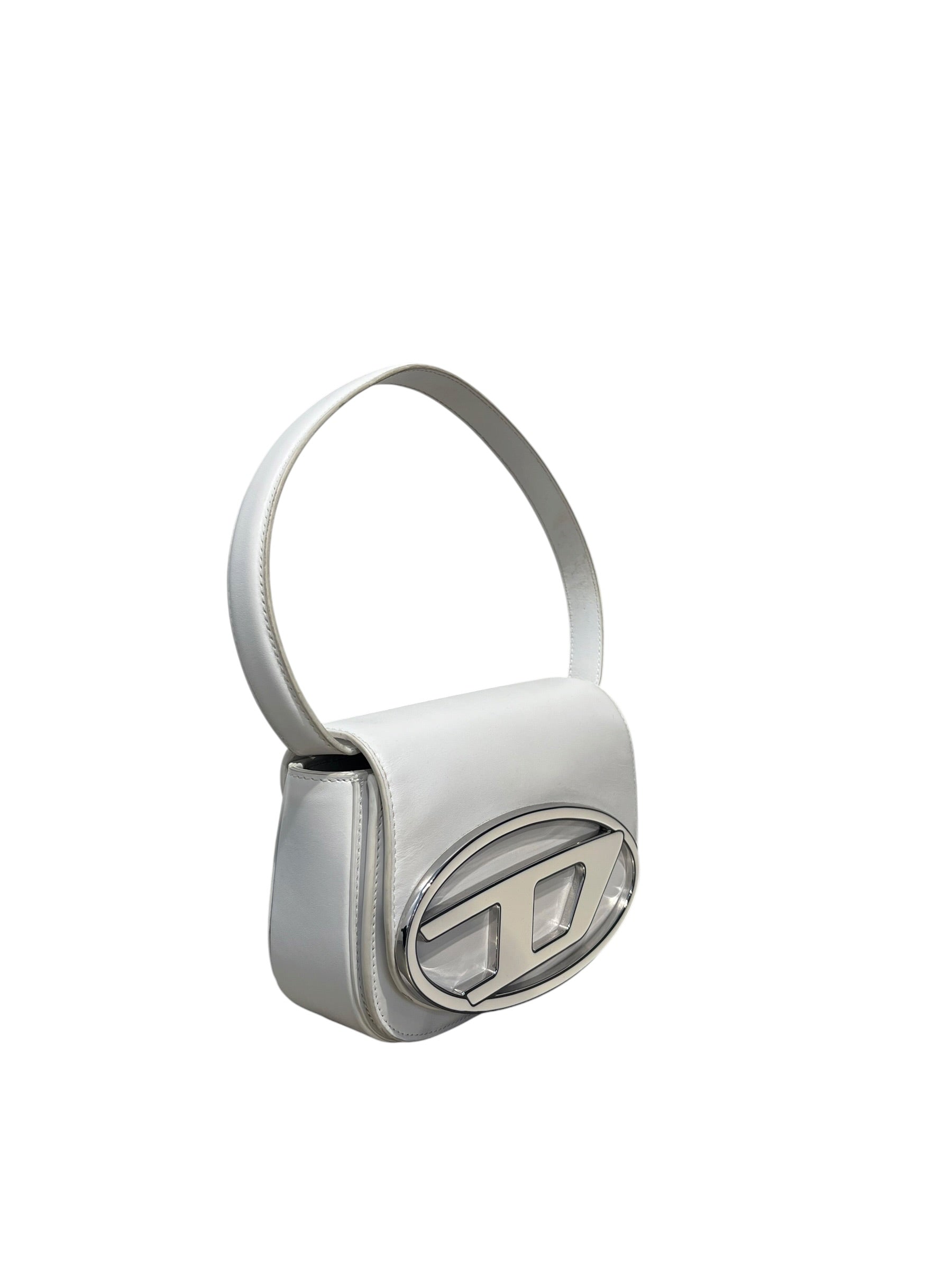 DIESEL/Bag/Leather/WHT/MAIN DIESEL LOGO view 3