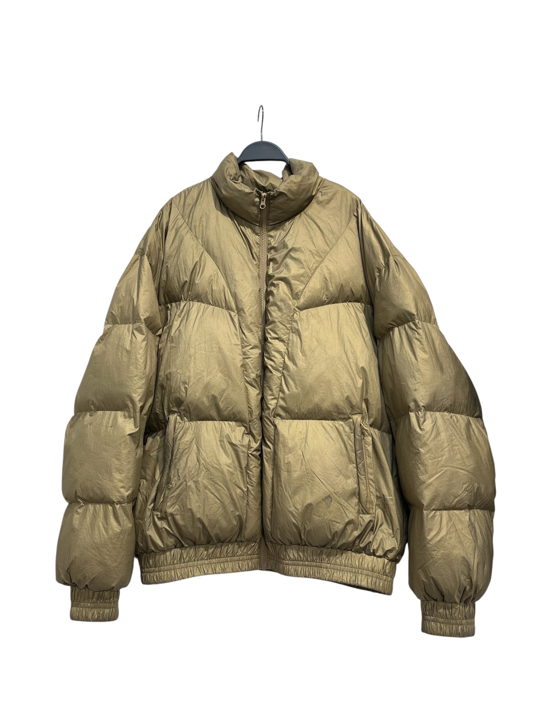 ISABEL MARANT/Puffer Jkt/L/Polyester/BEG/SHINY INTERIOR view 1