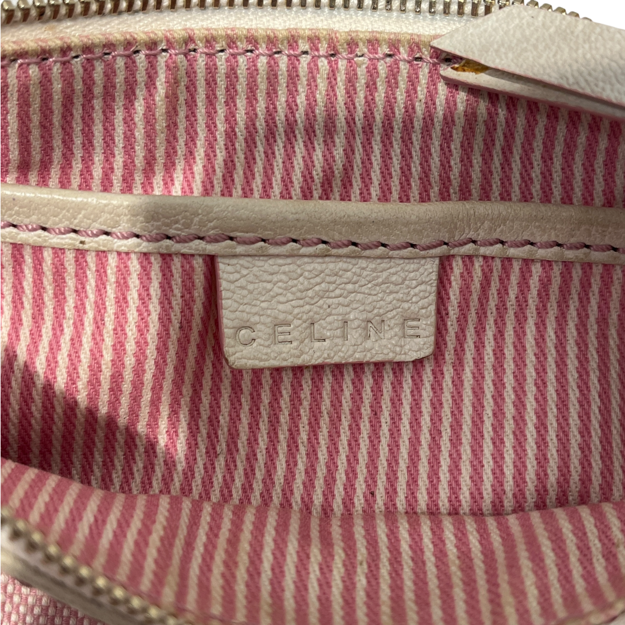 CELINE/Hand Bag/Monogram/Cotton/PNK/C MACADAM CANVAS SHOULDERBAG view 5