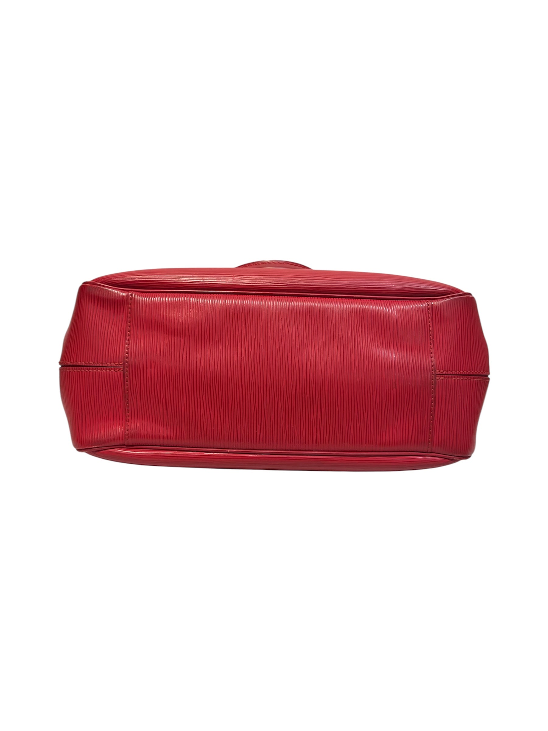 LOUIS VUITTON/Hand Bag/Leather/RED/Epi Passy view 3